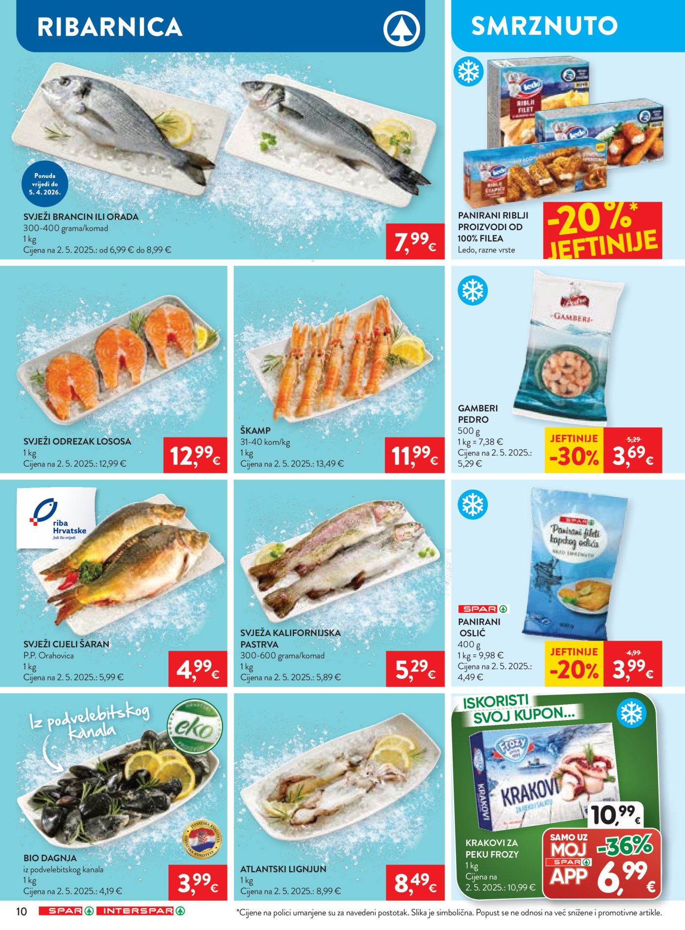 SPAR - INTERSPAR katalog Akcija 01.04. - 07.04.2026.