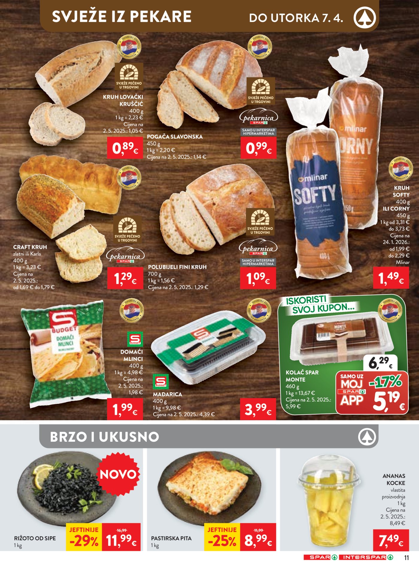 SPAR - INTERSPAR katalog Akcija 01.04. - 07.04.2026.