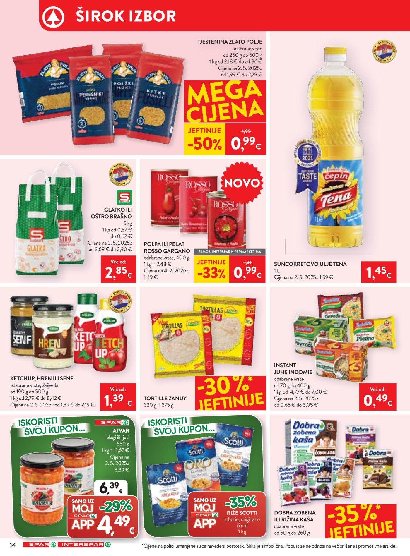 SPAR - INTERSPAR katalog Akcija 01.04. - 07.04.2026.