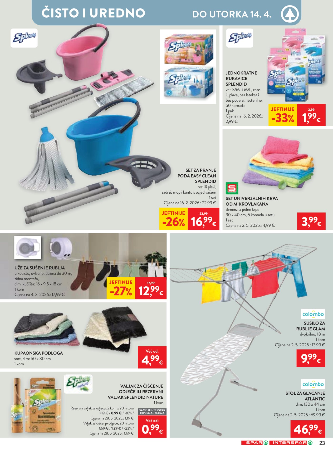 SPAR - INTERSPAR katalog Akcija 01.04. - 07.04.2026.
