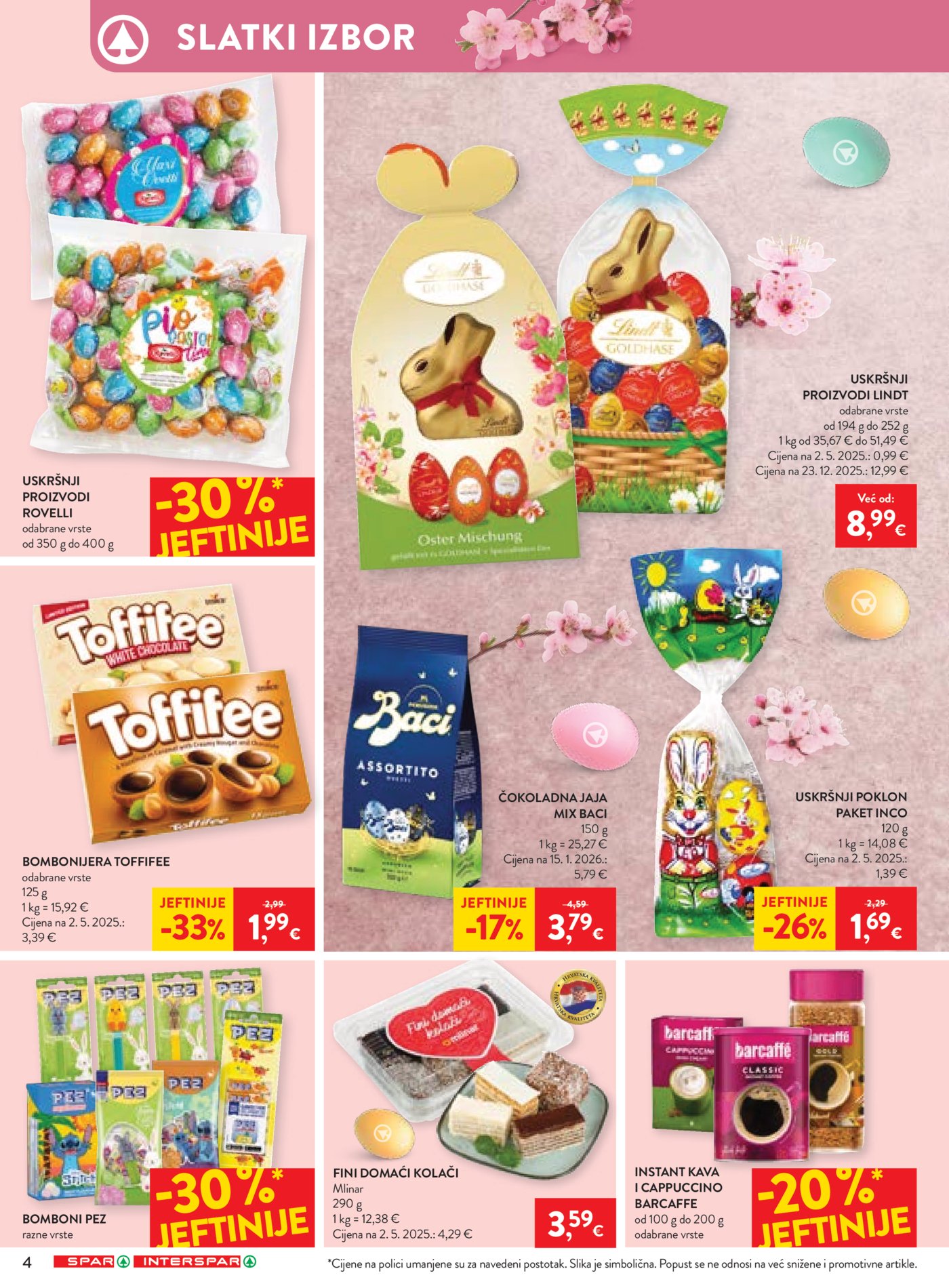 SPAR - INTERSPAR katalog Akcija 01.04. - 07.04.2026.