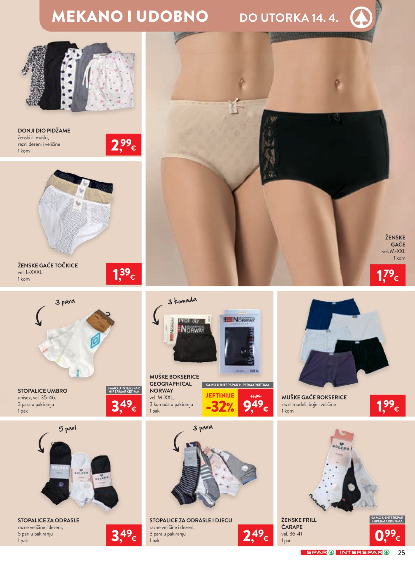 SPAR - INTERSPAR katalog Akcija 01.04. - 07.04.2026.