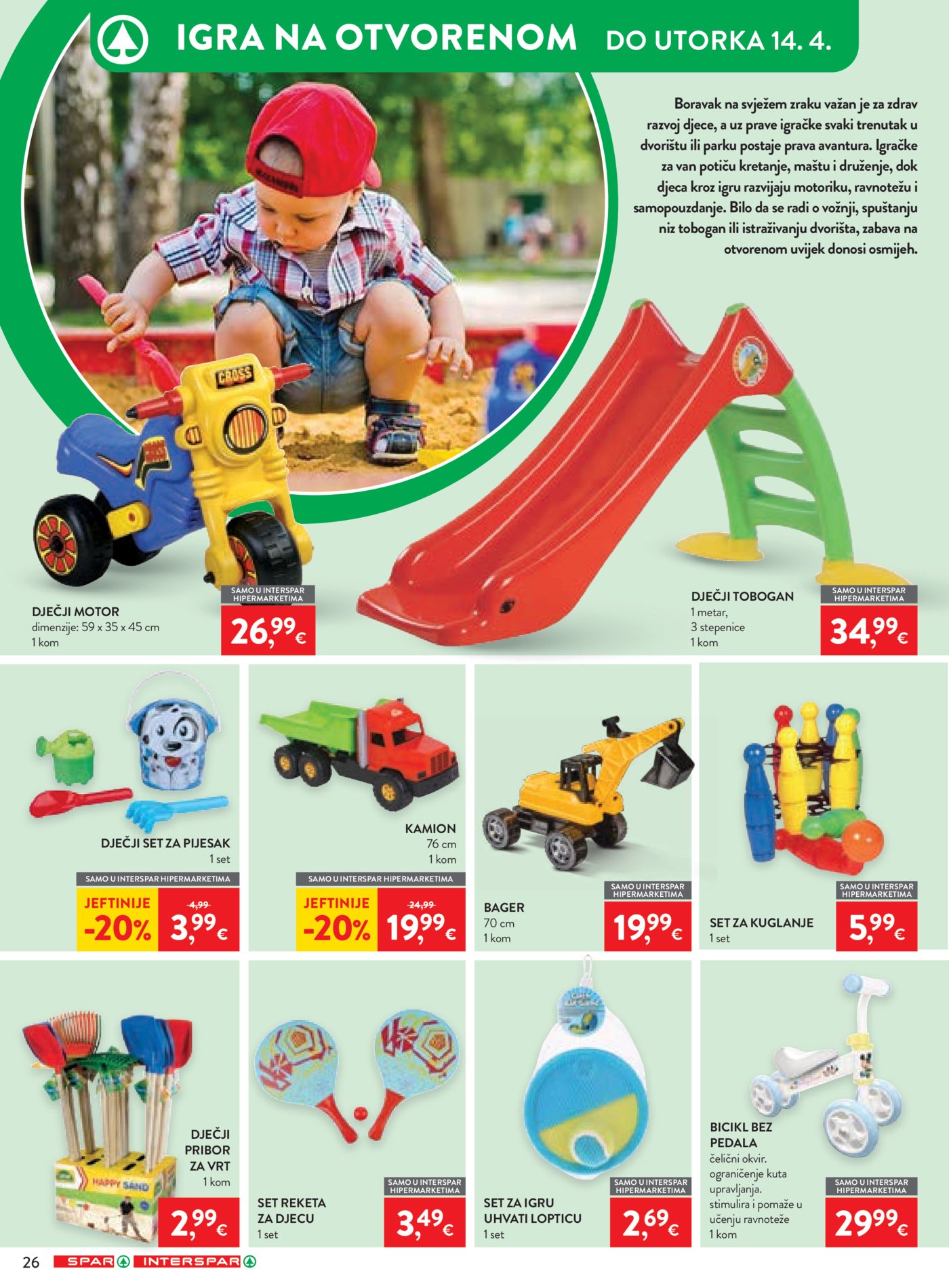 SPAR - INTERSPAR katalog Akcija 01.04. - 07.04.2026.
