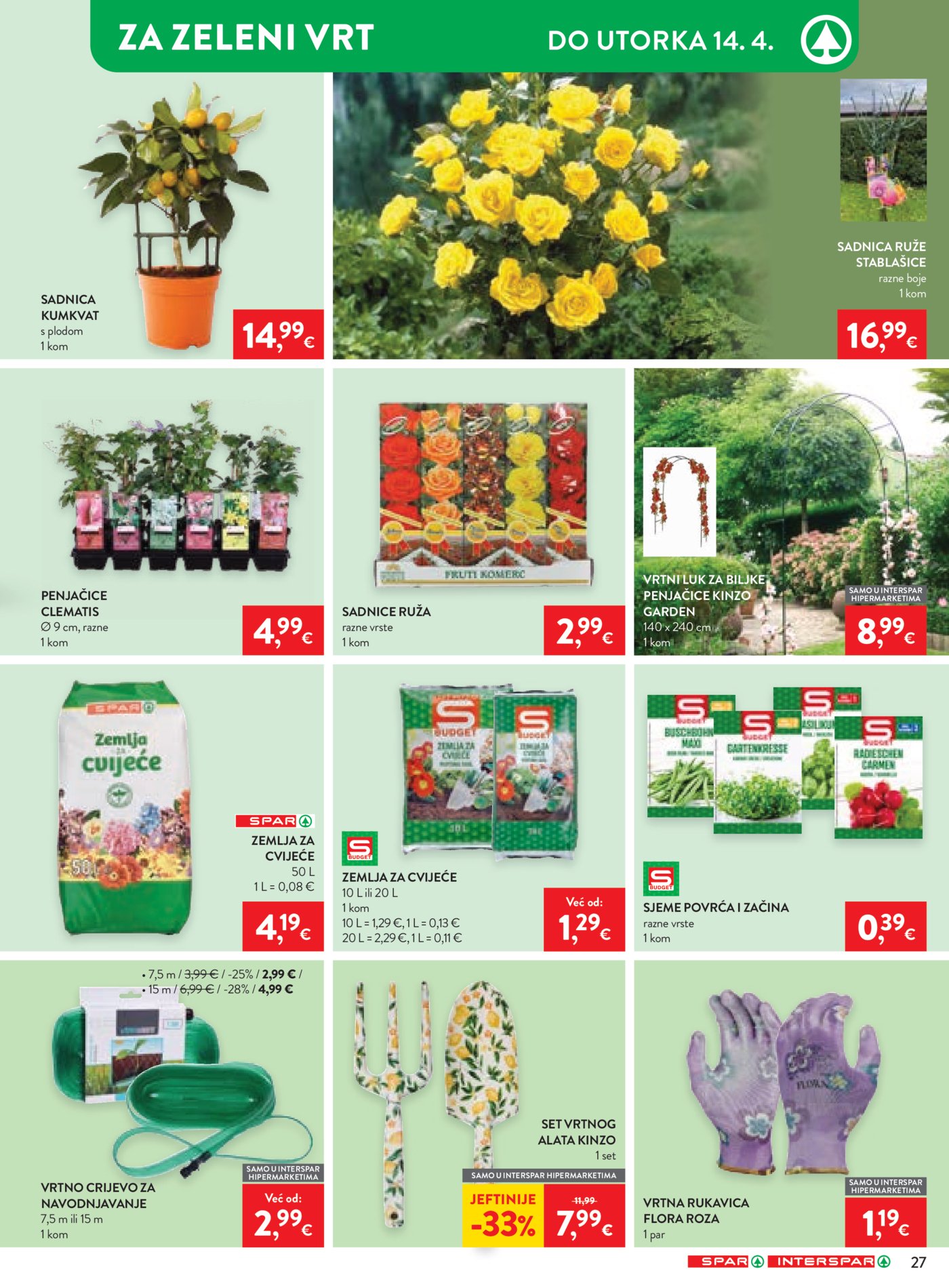 SPAR - INTERSPAR katalog Akcija 01.04. - 07.04.2026.