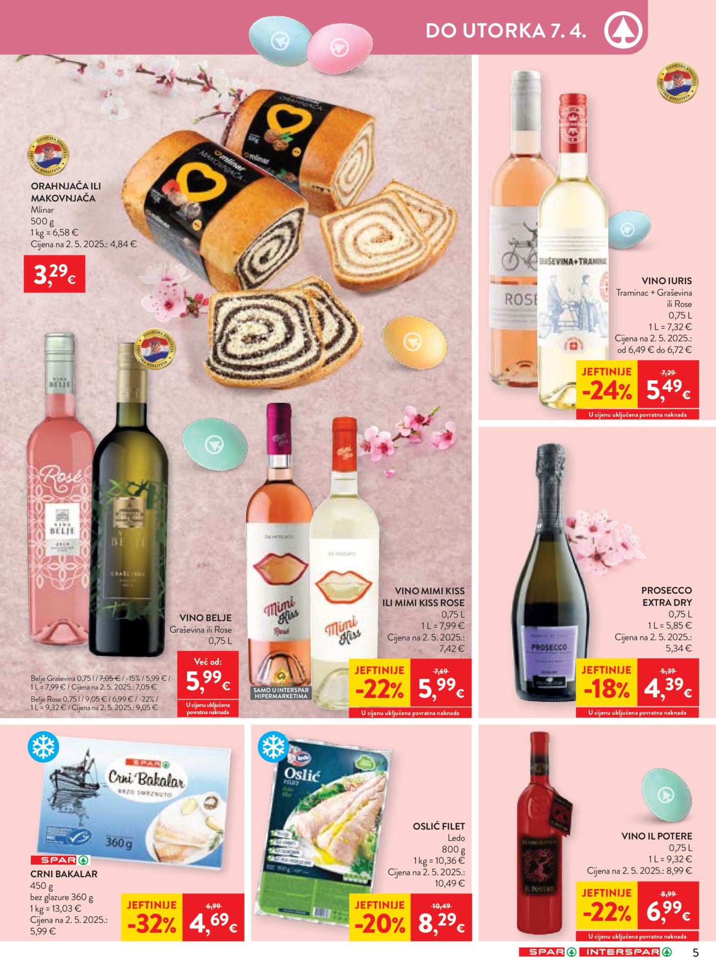 SPAR - INTERSPAR katalog Akcija 01.04. - 07.04.2026.