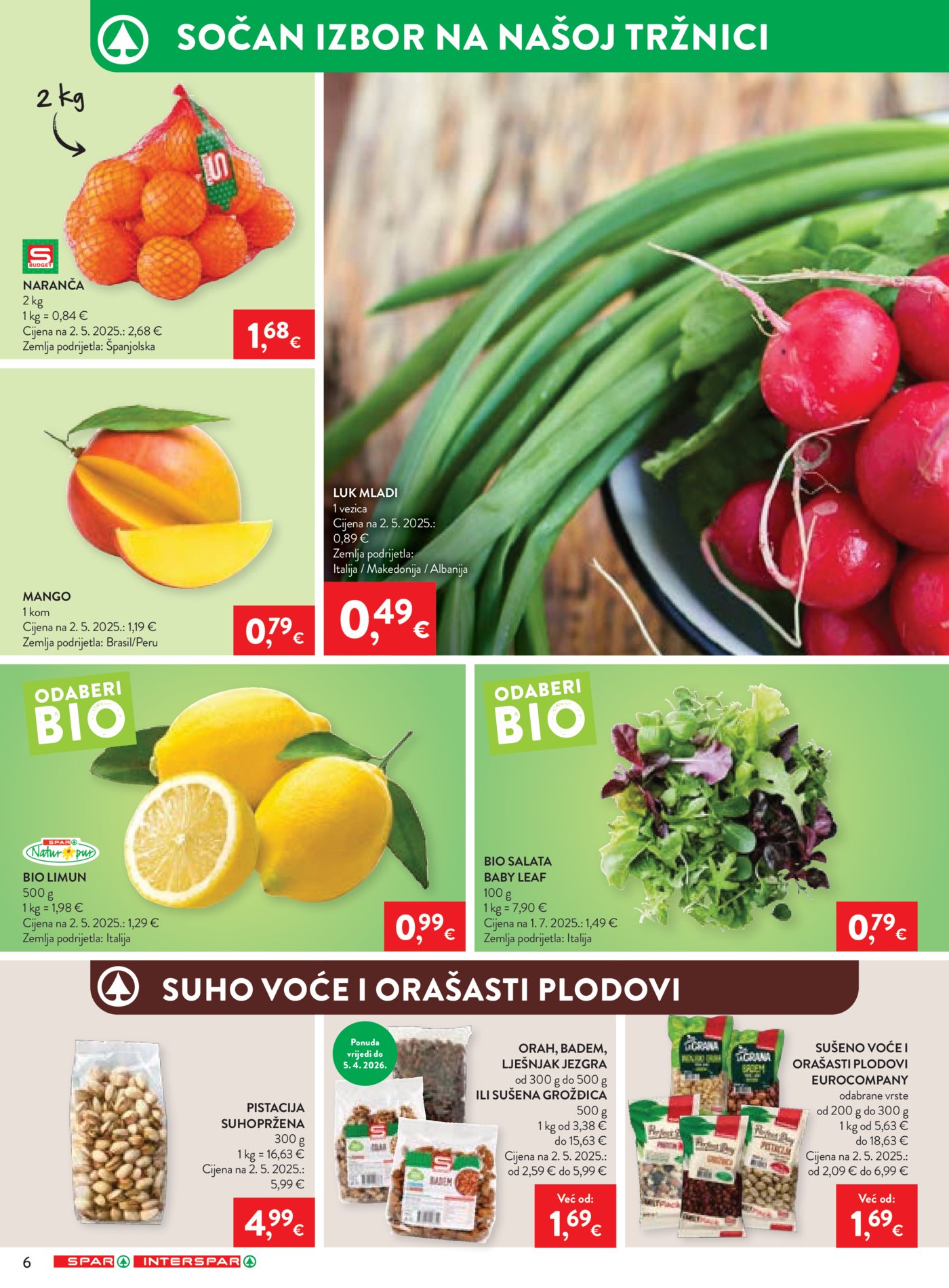 SPAR - INTERSPAR katalog Akcija 01.04. - 07.04.2026.