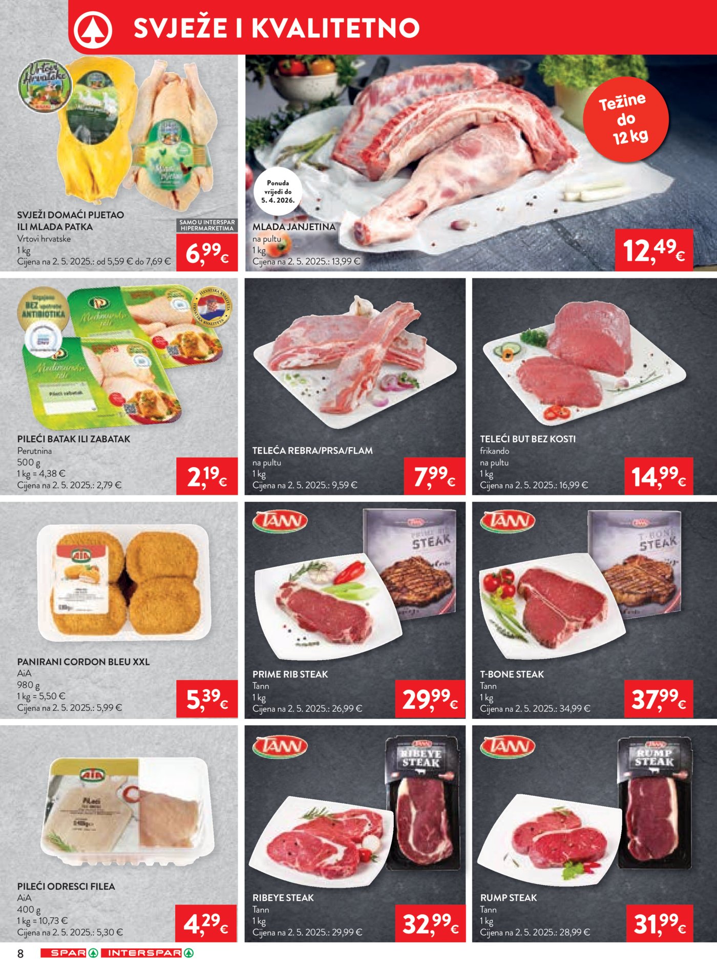 SPAR - INTERSPAR katalog Akcija 01.04. - 07.04.2026.