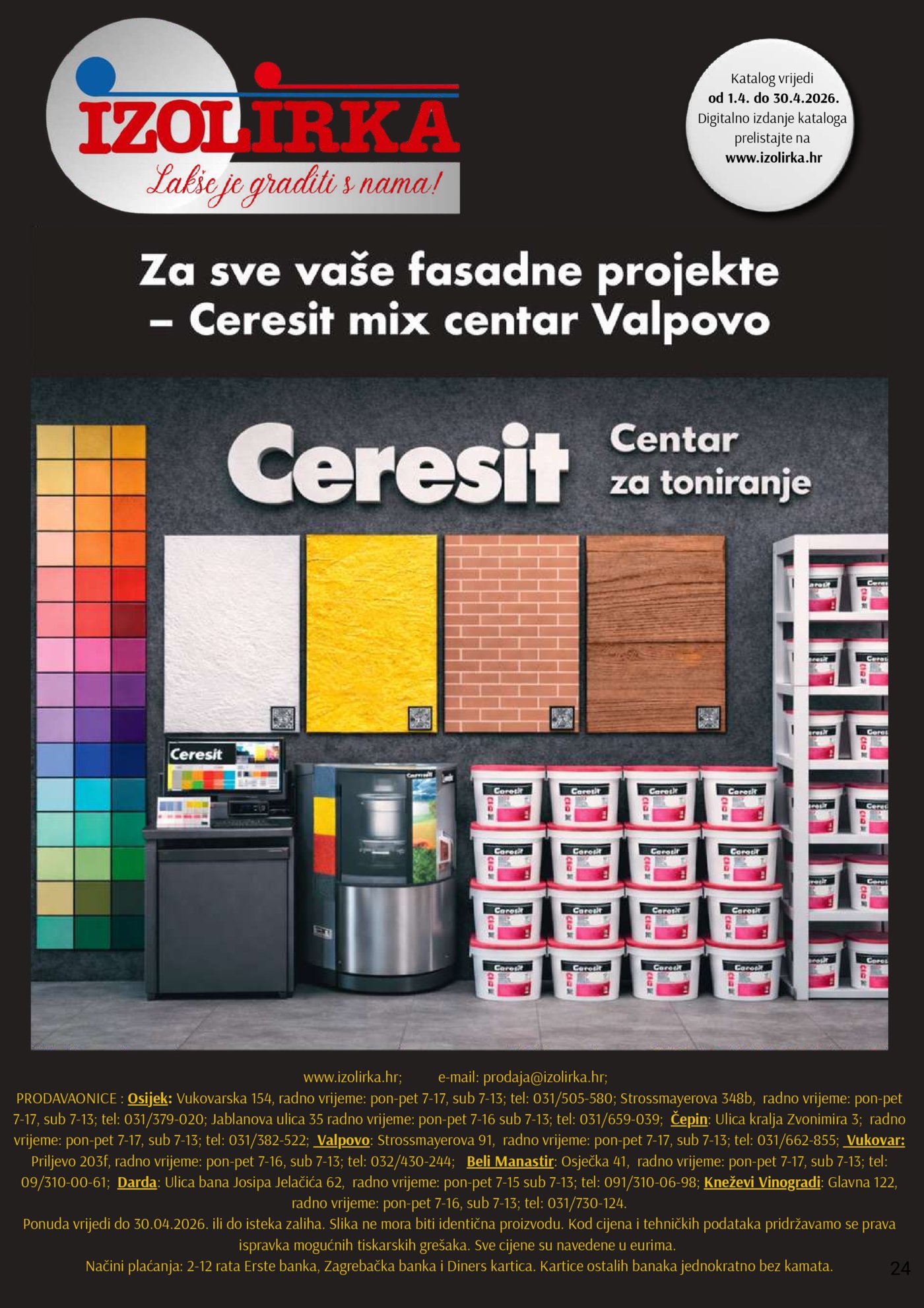 Izolirka katalog Lakše je graditi s nama 01.04. - 30.04.2026.