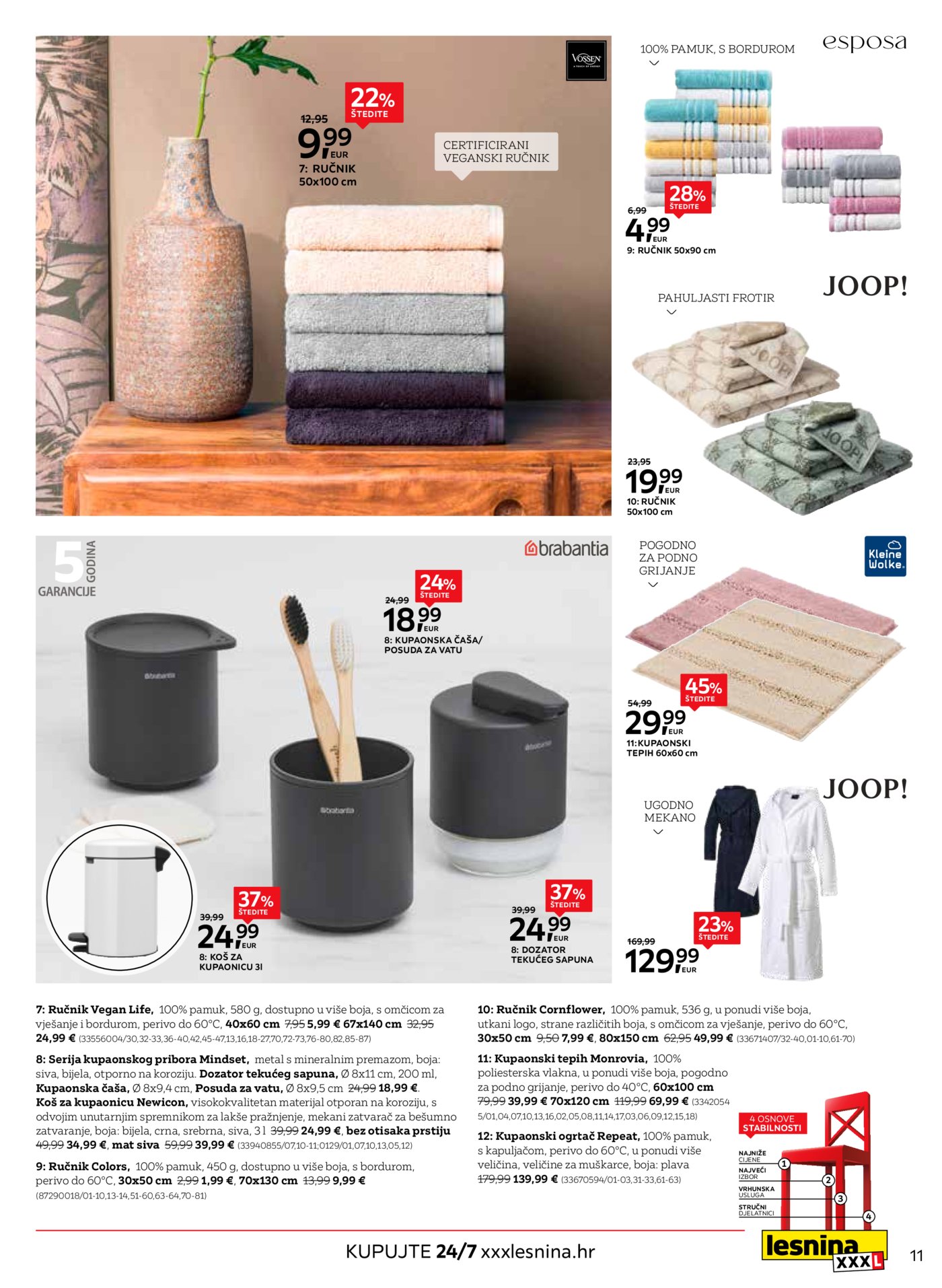 Lesnina katalog Proljetna inspiracija 31.03. - 23.04.2026.