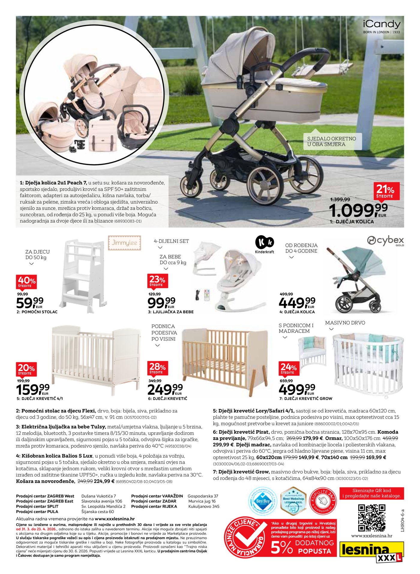 Lesnina katalog Proljetna inspiracija 31.03. - 23.04.2026.