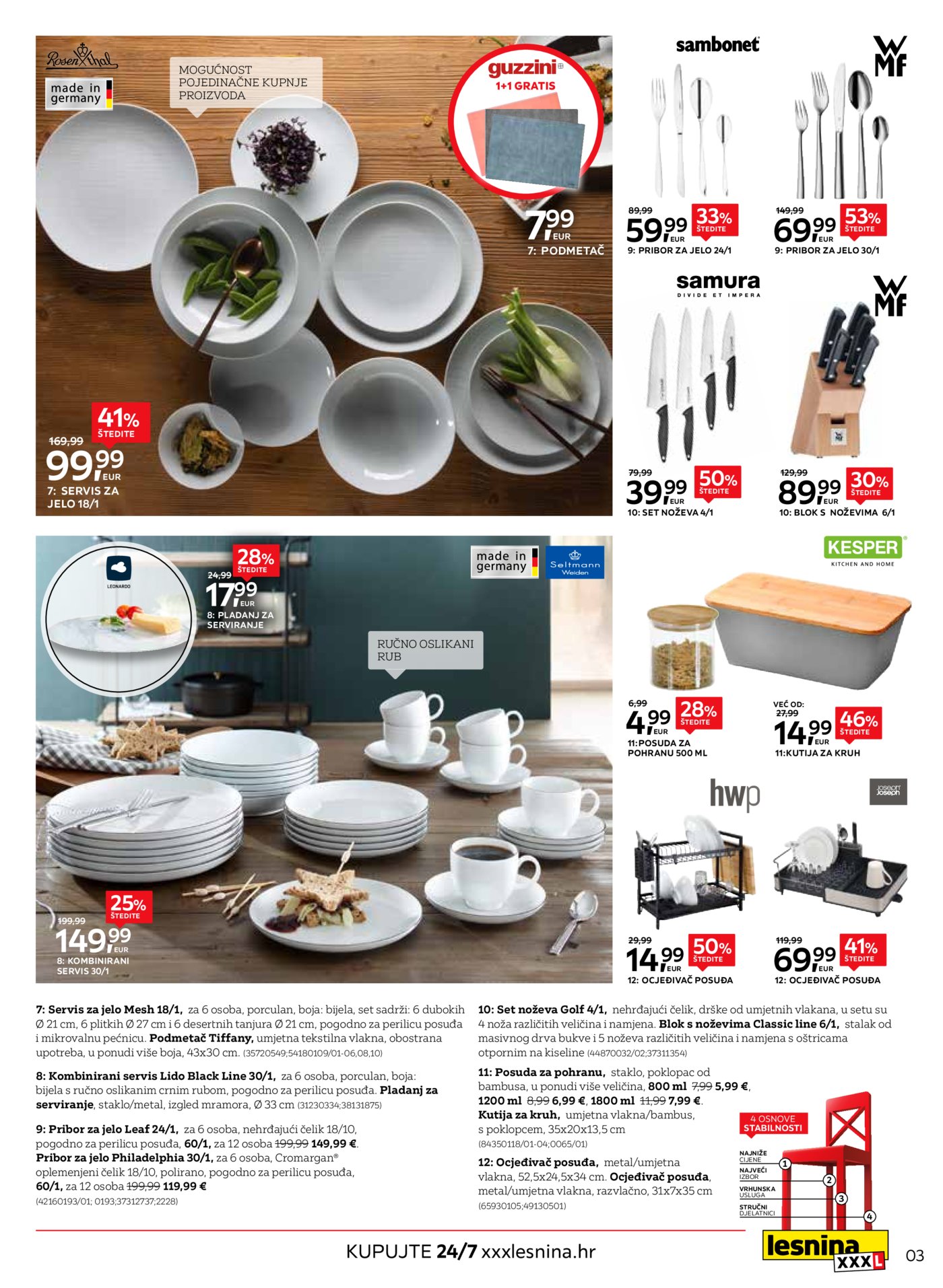 Lesnina katalog Proljetna inspiracija 31.03. - 23.04.2026.