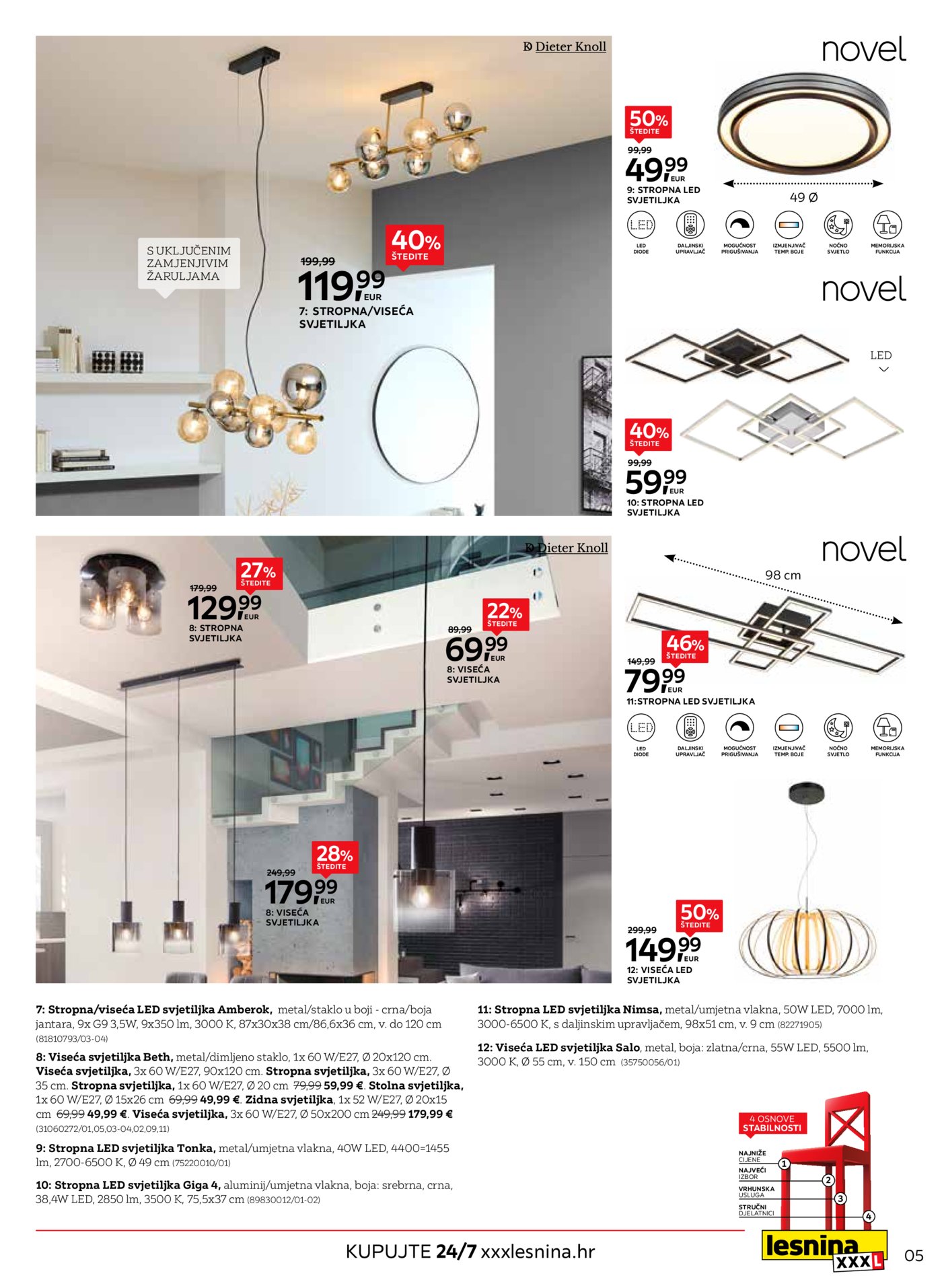 Lesnina katalog Proljetna inspiracija 31.03. - 23.04.2026.