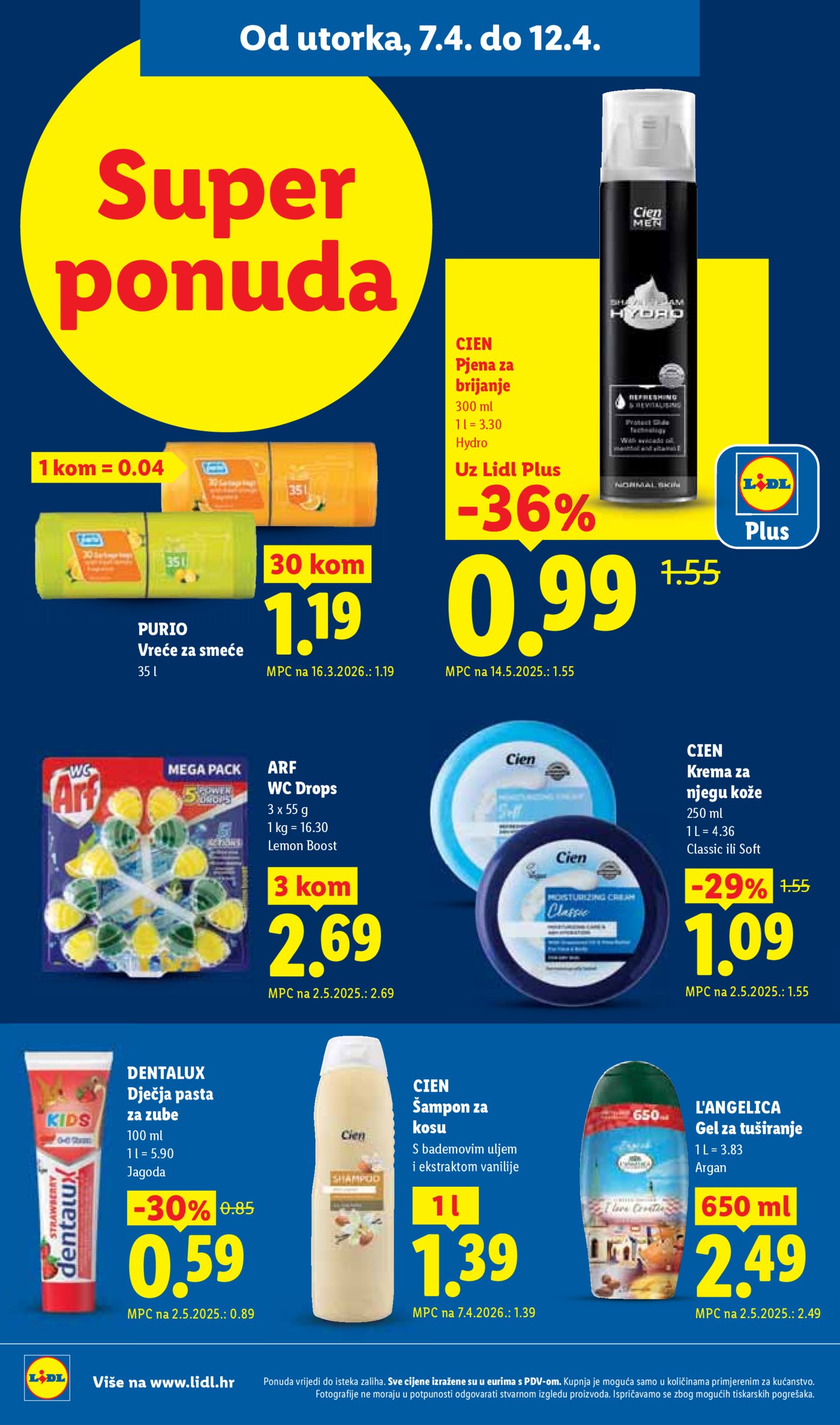 Lidl katalog Super ponuda od Utorka 07.04. - 14.07.2026.