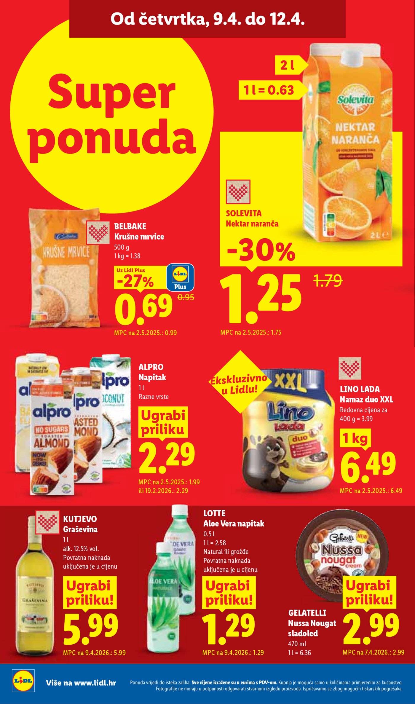 Lidl katalog Super ponuda od Utorka 07.04. - 14.07.2026.