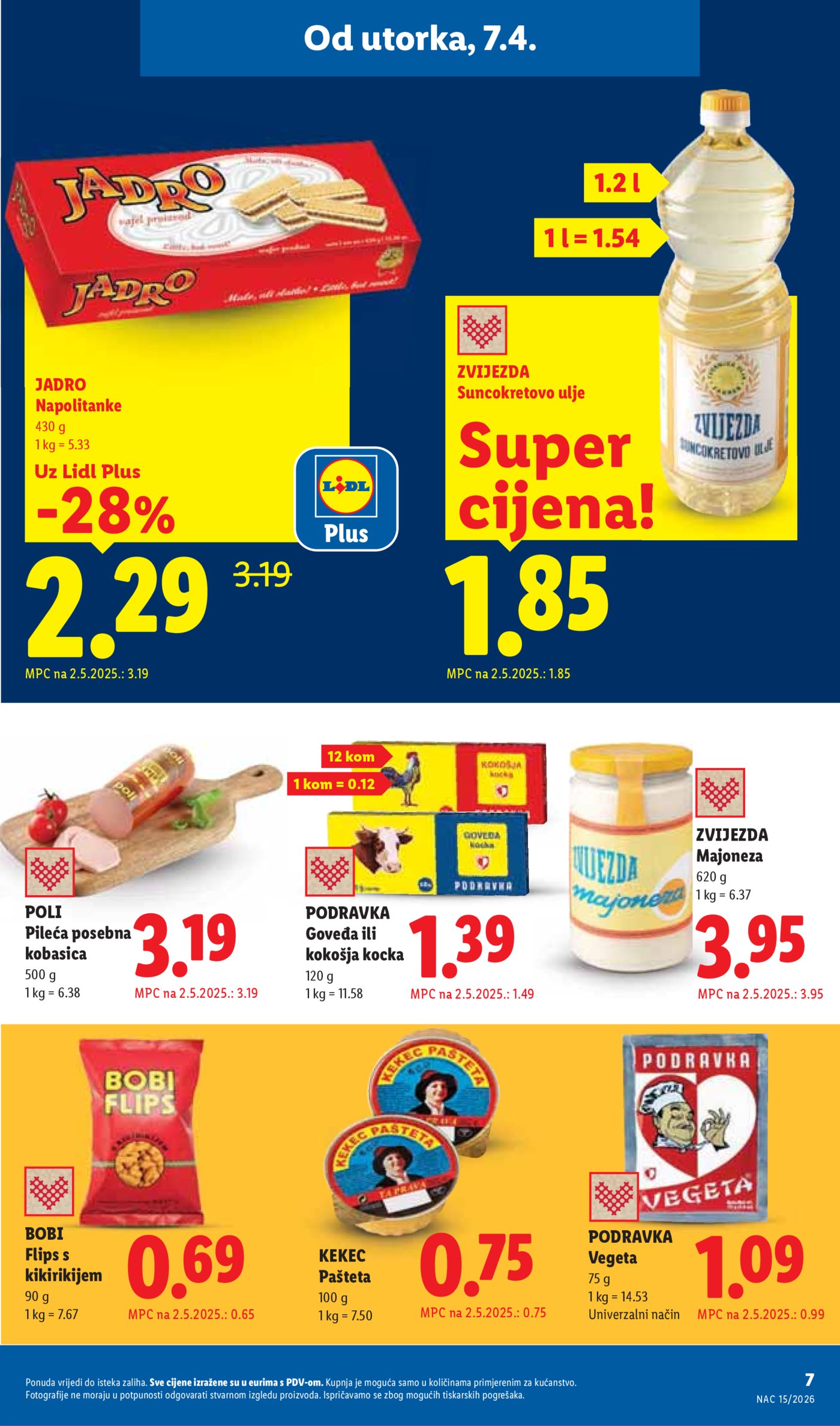 Lidl katalog Super ponuda od Utorka 07.04. - 14.07.2026.