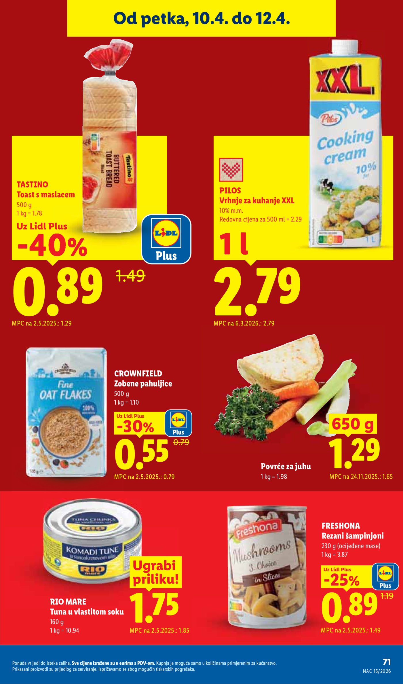 Lidl katalog Super ponuda od Utorka 07.04. - 14.07.2026.