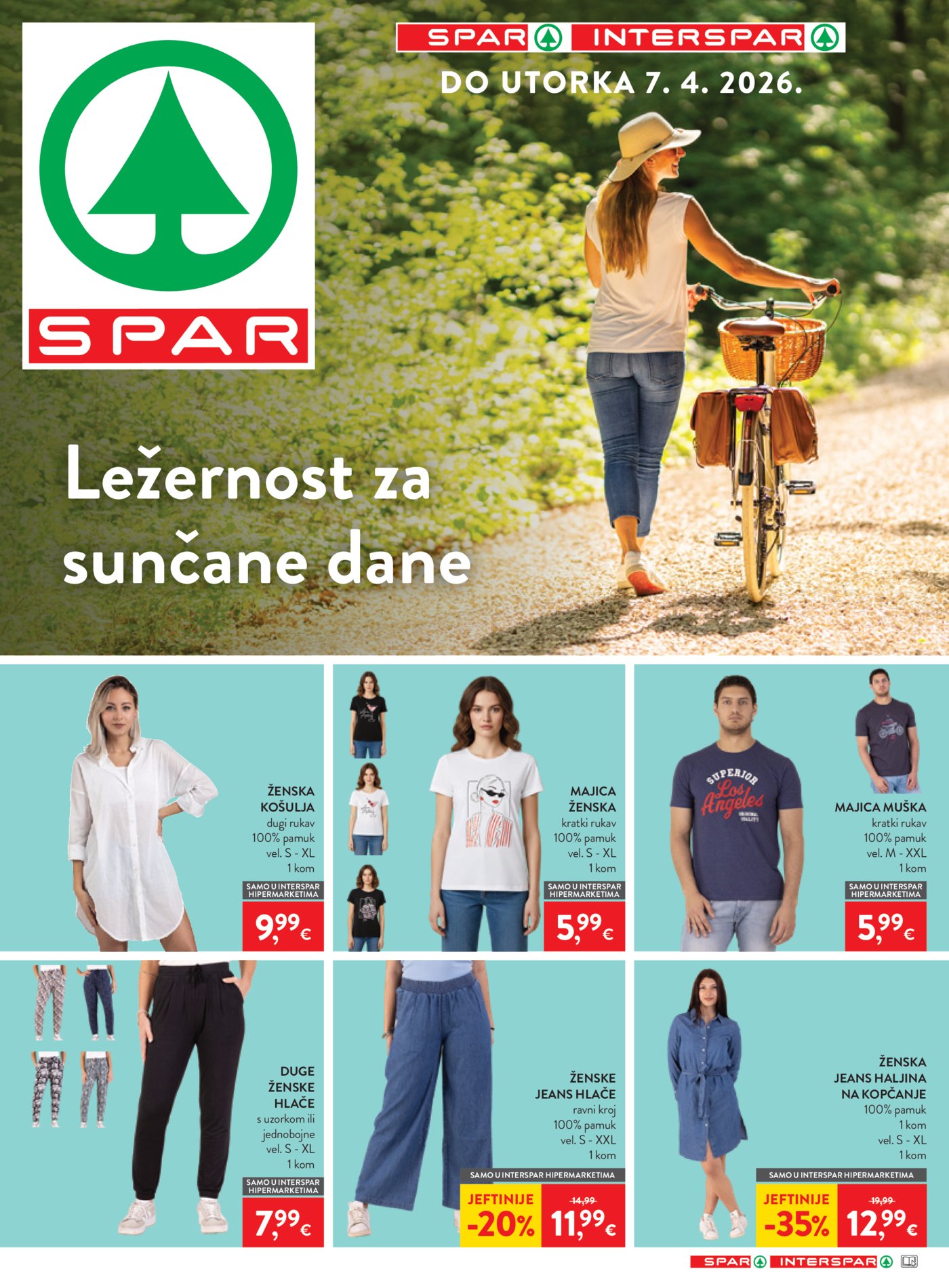 SPAR - INTERSPAR katalog Neprehrana 01.04.-07.04.2026.