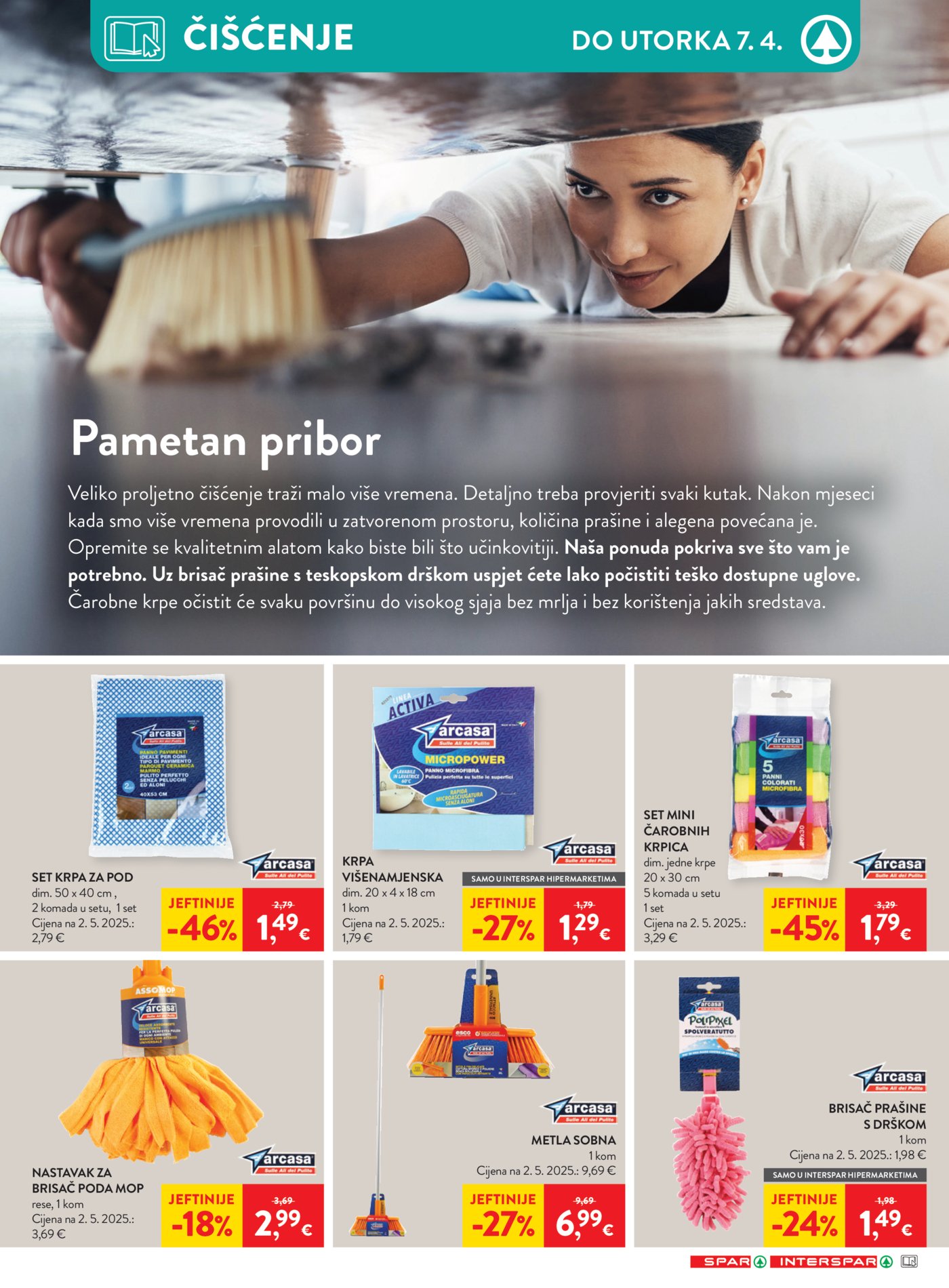 SPAR - INTERSPAR katalog Neprehrana 01.04.-07.04.2026.