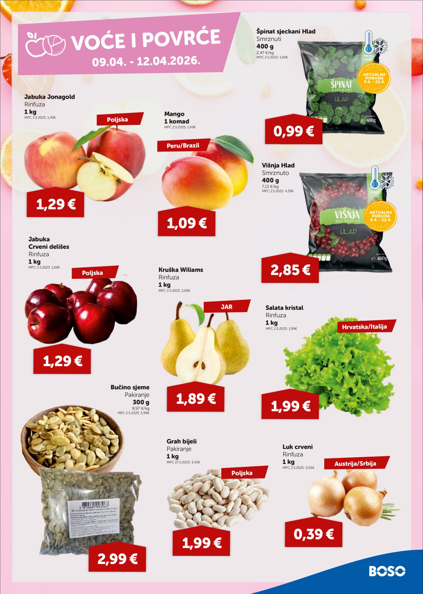 Boso katalog akcija 09.04.-22.04.2026.