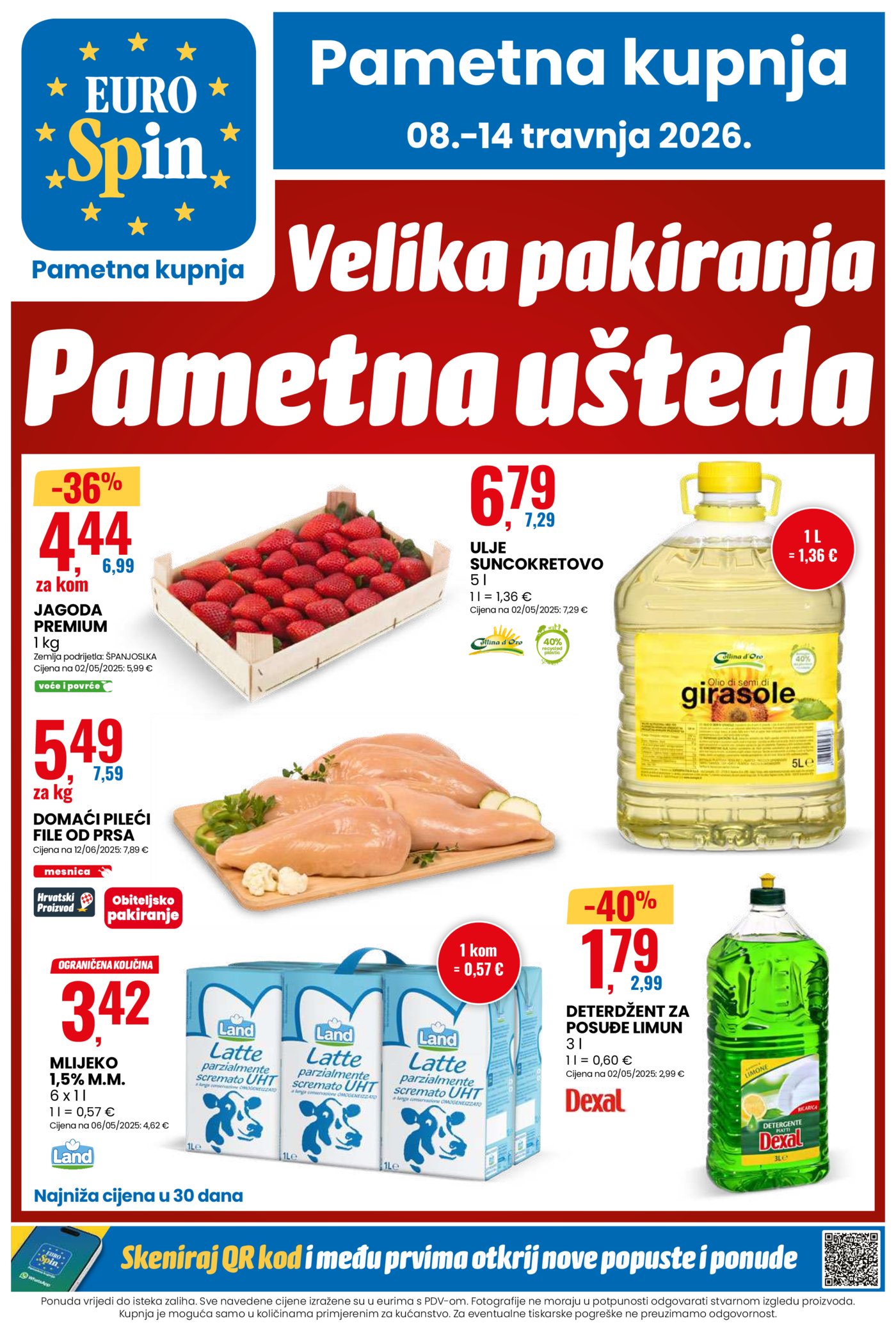 Eurospin katalog Pametna kupnja 08.04. - 14.06.2026.