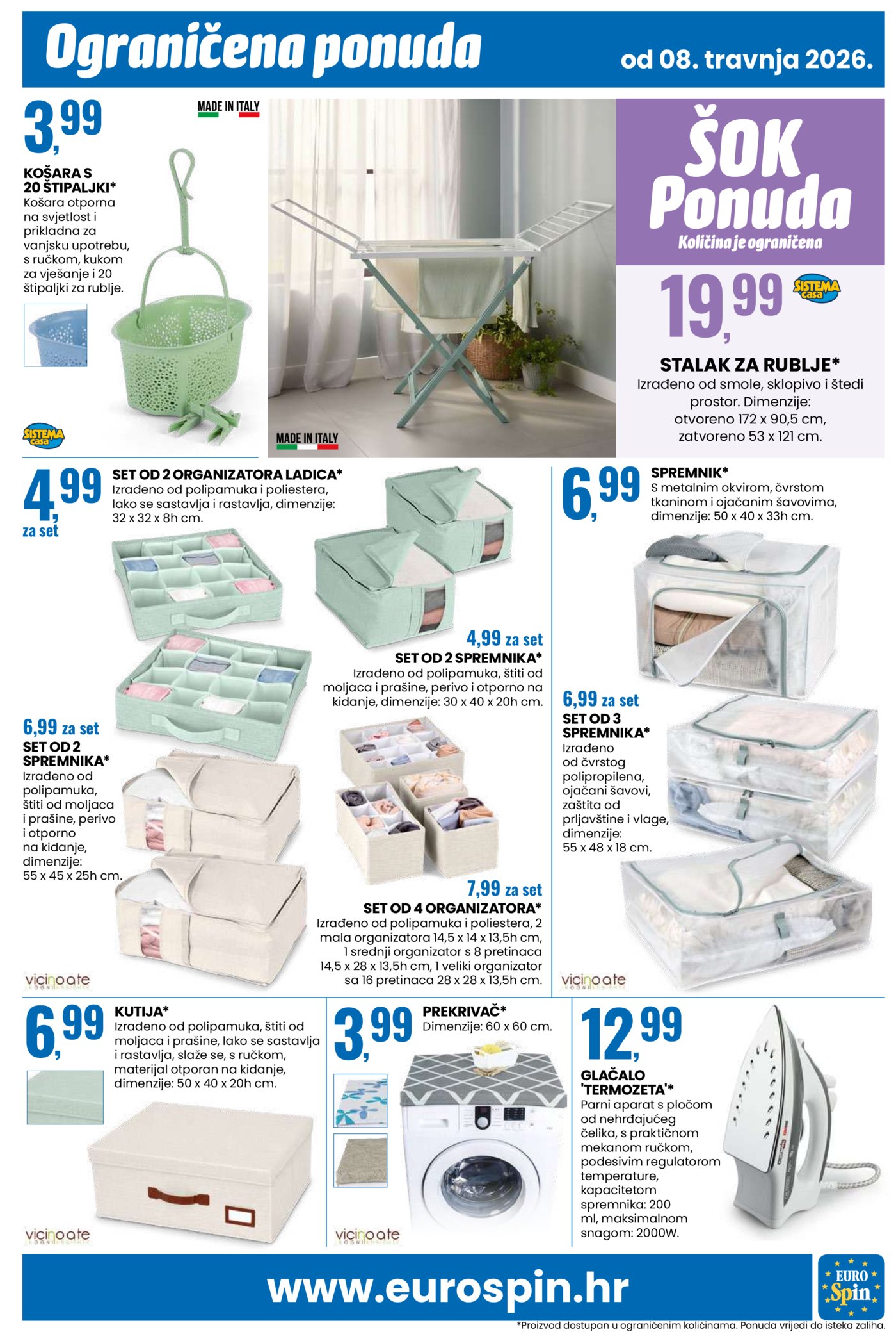 Eurospin katalog Pametna kupnja 08.04. - 14.06.2026.