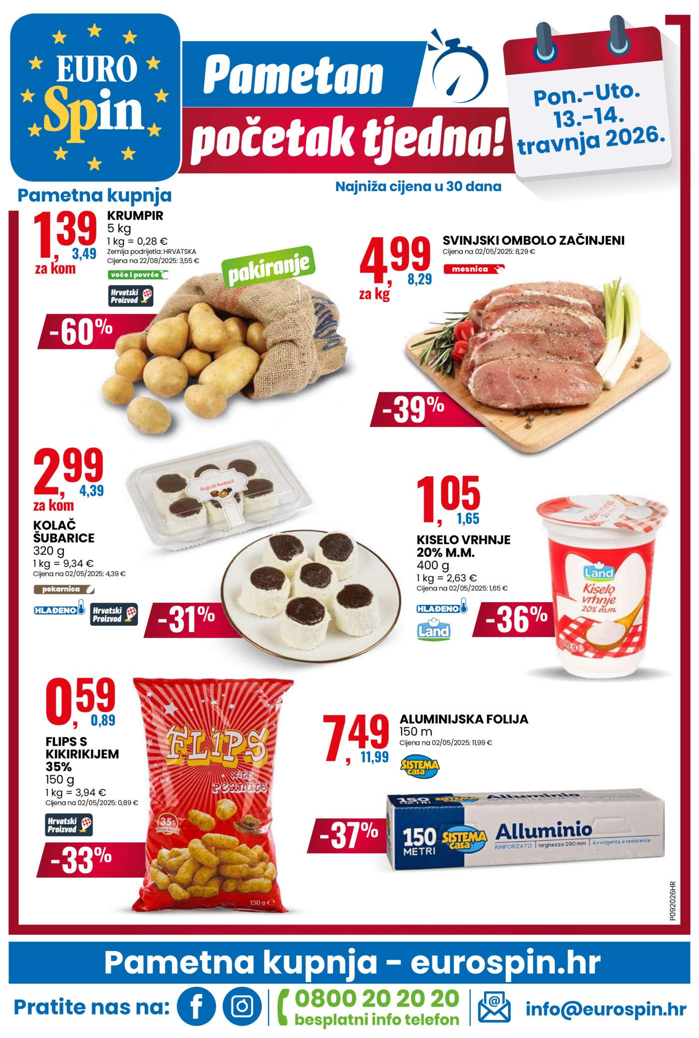 Eurospin katalog Pametna kupnja 08.04. - 14.06.2026.