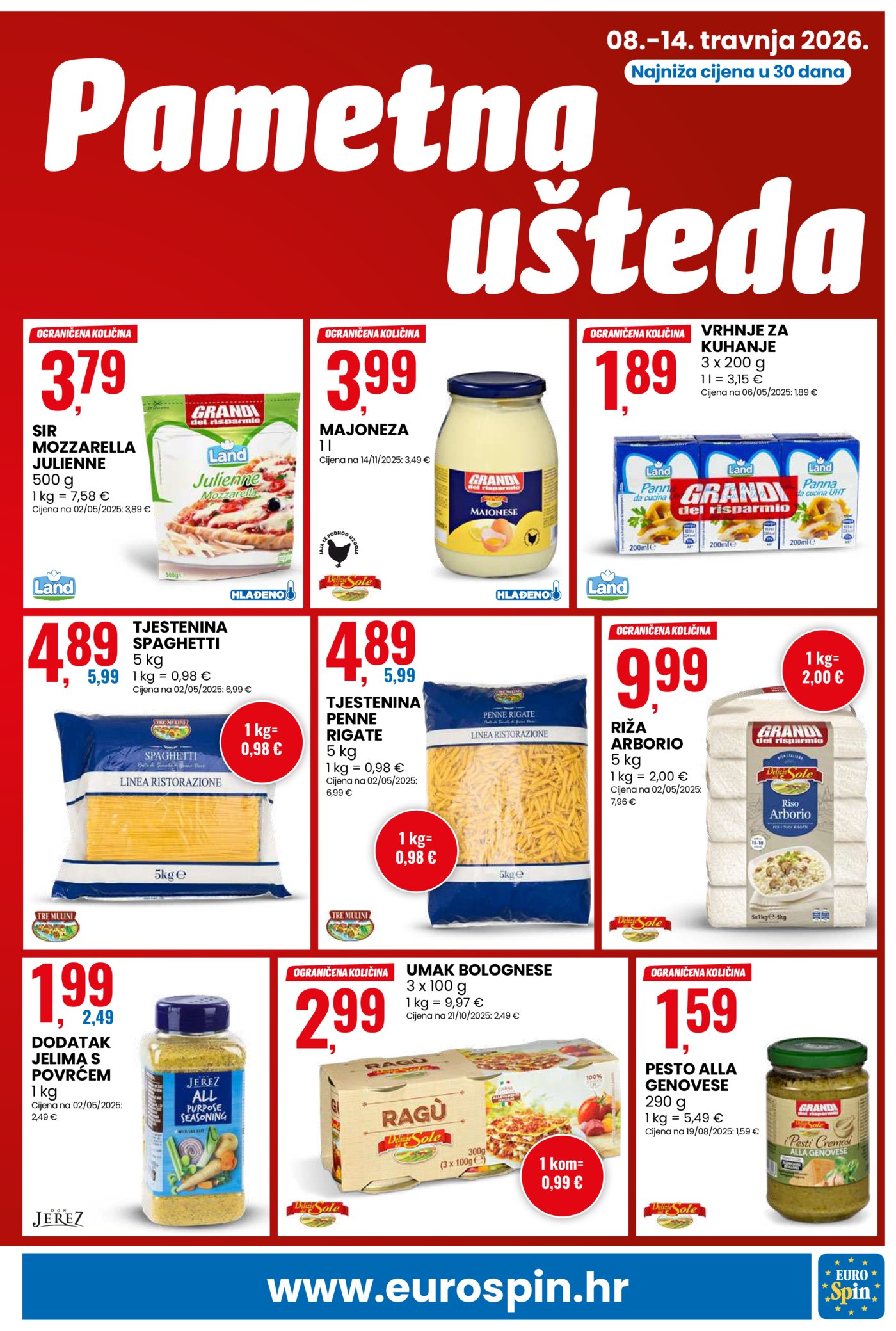 Eurospin katalog Pametna kupnja 08.04. - 14.06.2026.