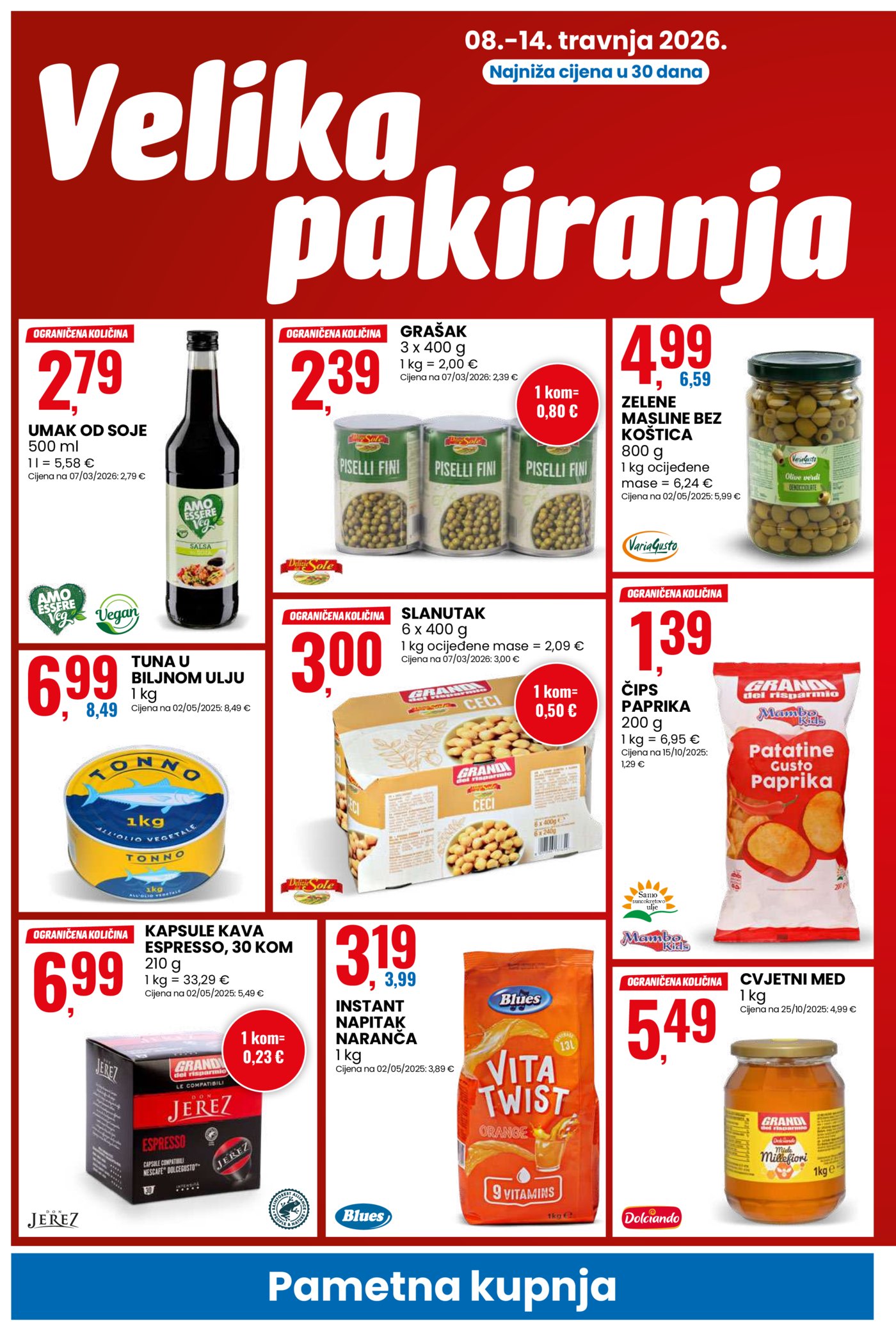 Eurospin katalog Pametna kupnja 08.04. - 14.06.2026.