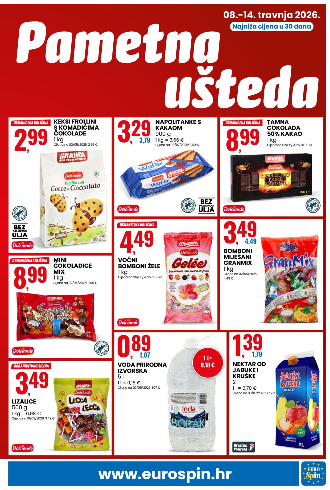 Eurospin katalog Pametna kupnja 08.04. - 14.06.2026.