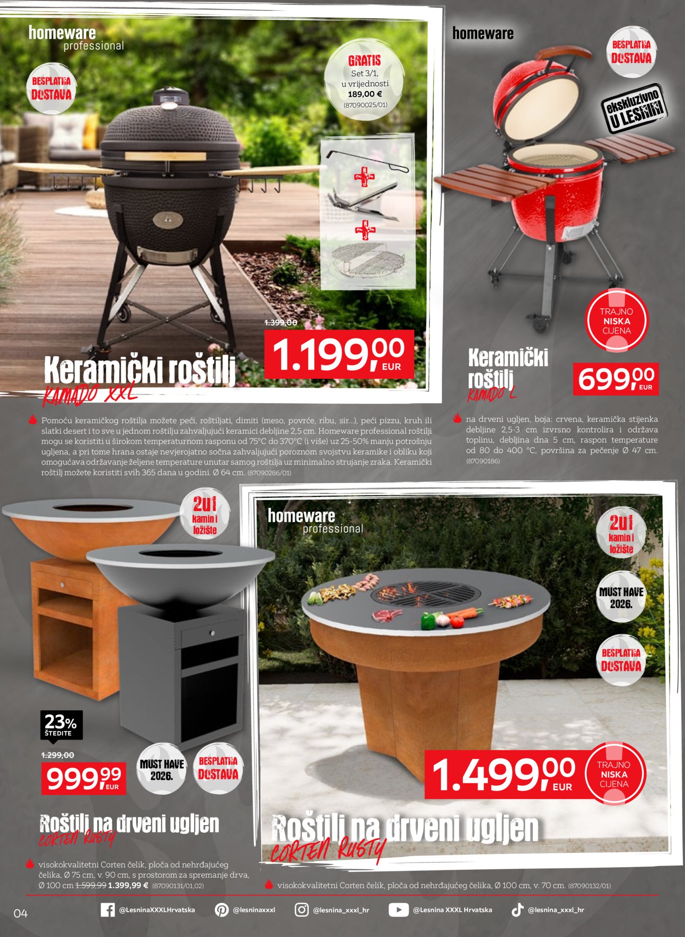 Lesnina proljetne roštiljade 07.04.-31.05.2026.