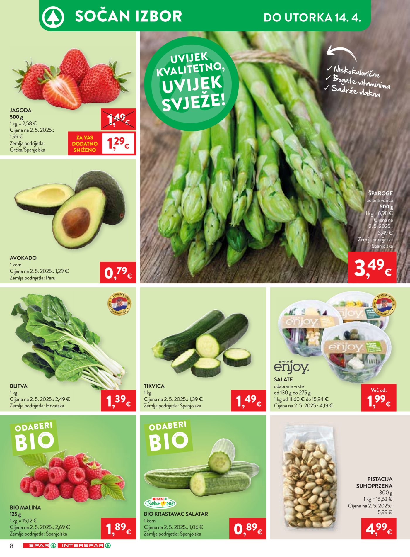 SPAR INTERSPAR katalog 08.04.-14.04. 2026.