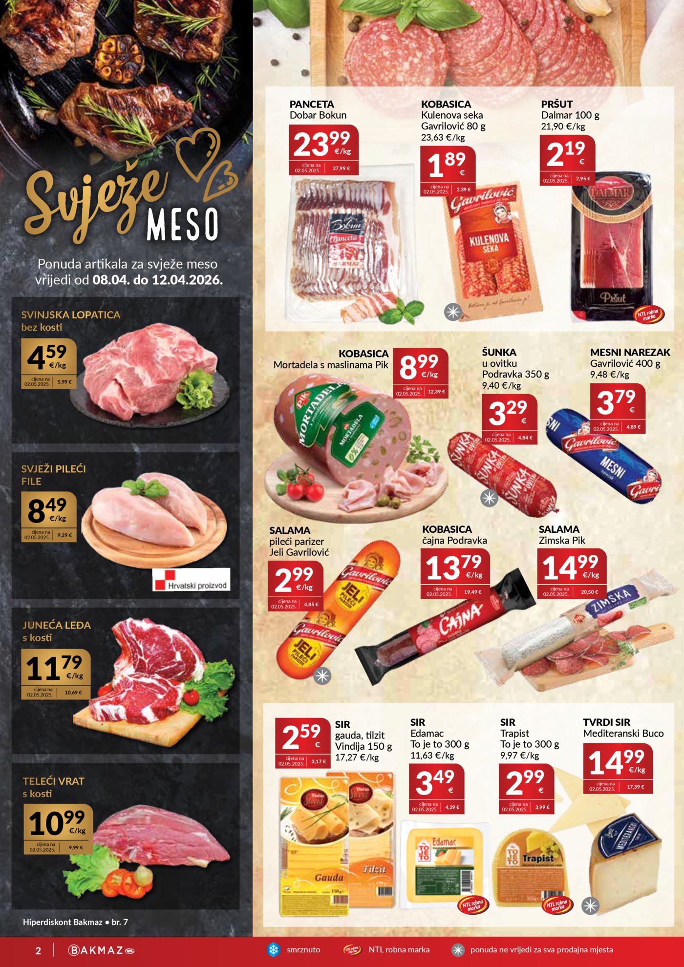 Bakmaz katalog Akcija 08.04. - 14.04.2026.