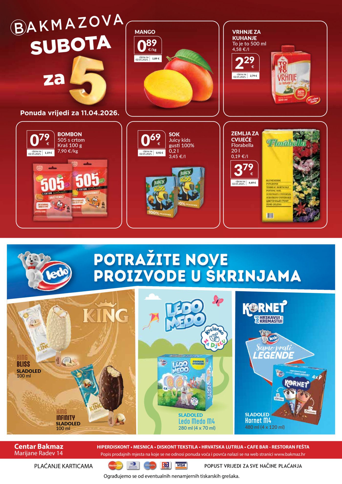 Bakmaz katalog Akcija 08.04. - 14.04.2026.