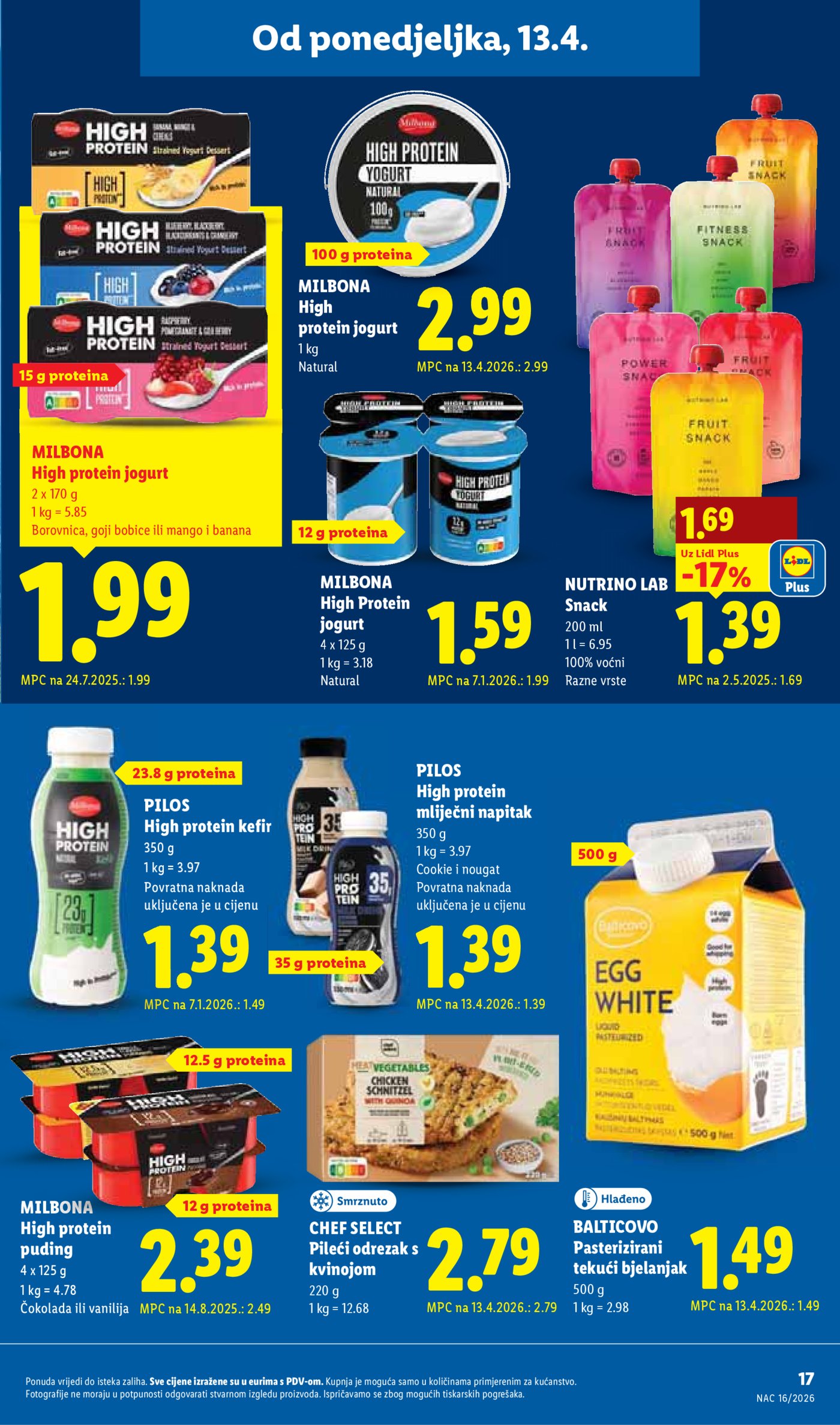 Lidl katalog Super ponuda od ponedjeljka 13.04. - 19.04.2026.