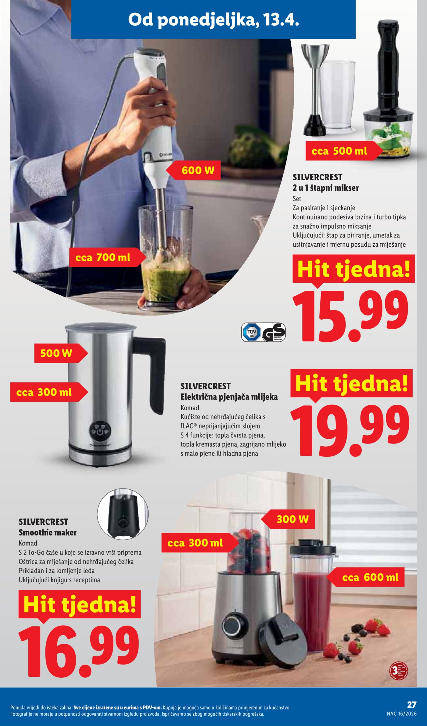 Lidl katalog Super ponuda od ponedjeljka 13.04. - 19.04.2026.