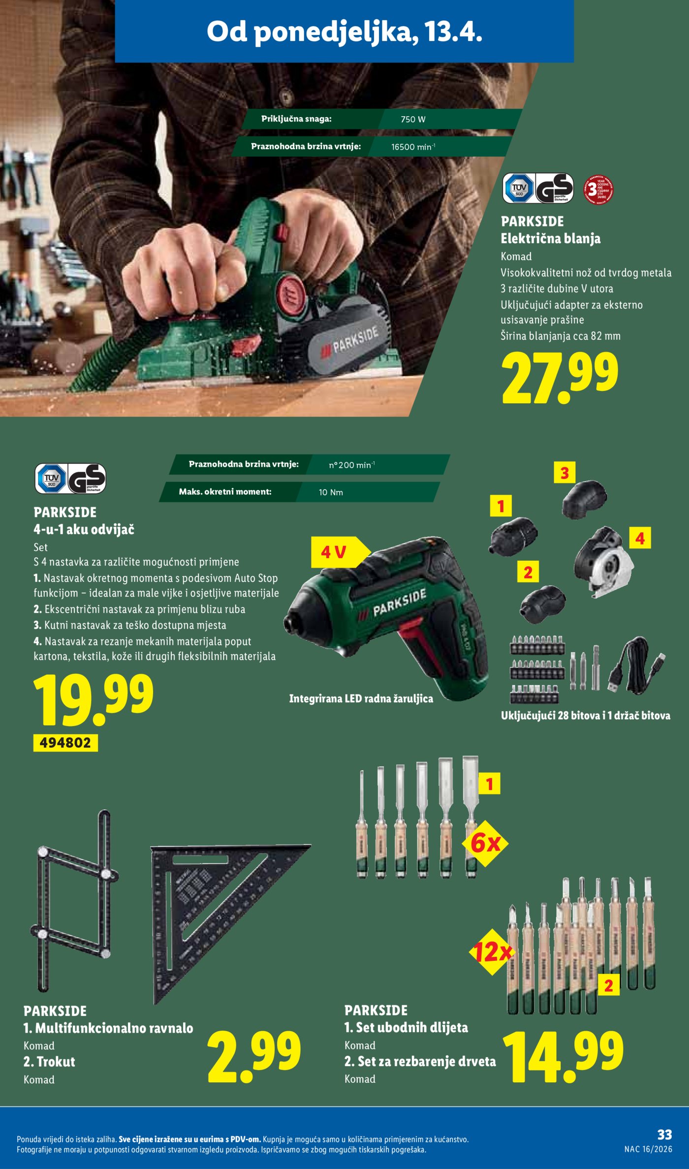 Lidl katalog Super ponuda od ponedjeljka 13.04. - 19.04.2026.