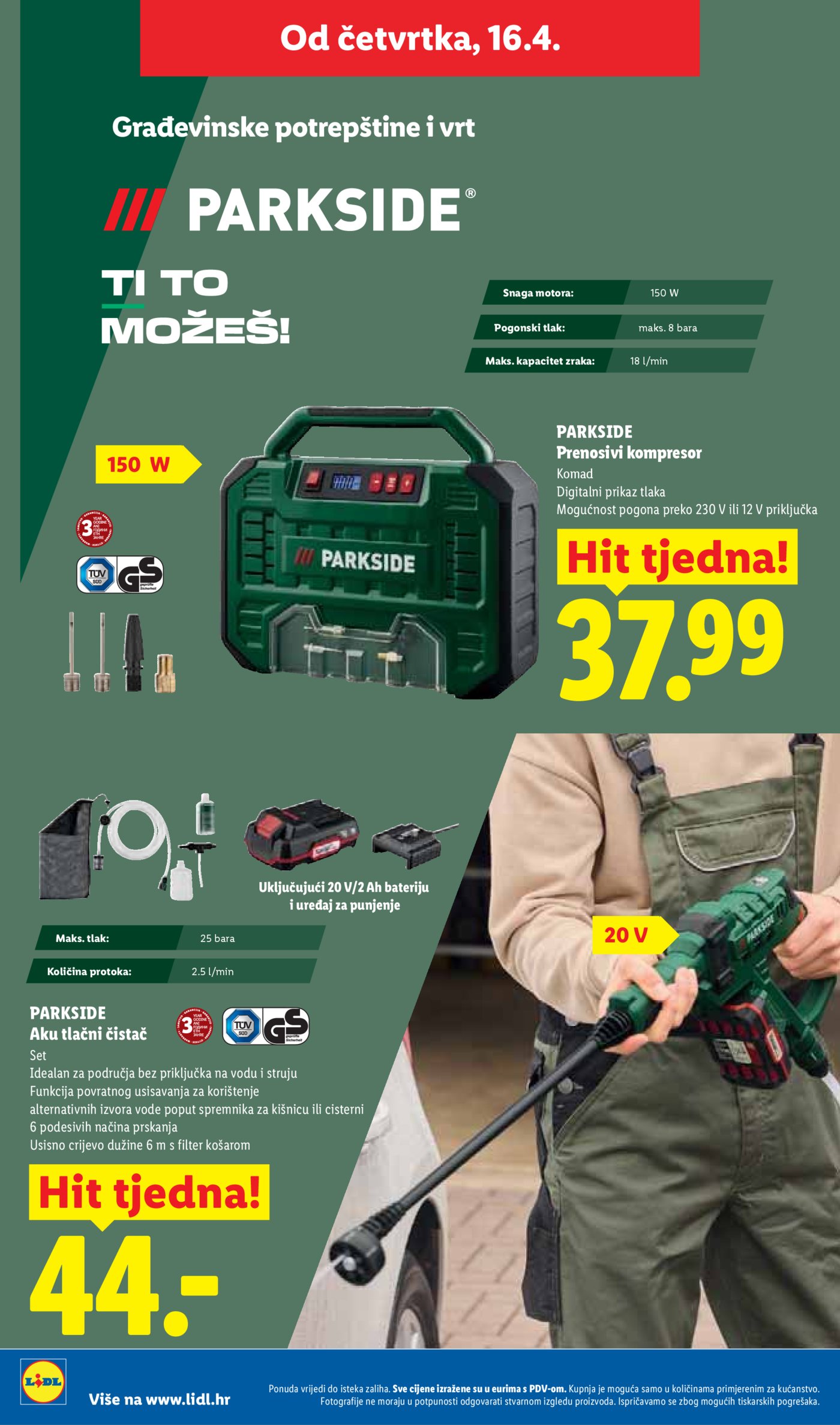 Lidl katalog Super ponuda od ponedjeljka 13.04. - 19.04.2026.