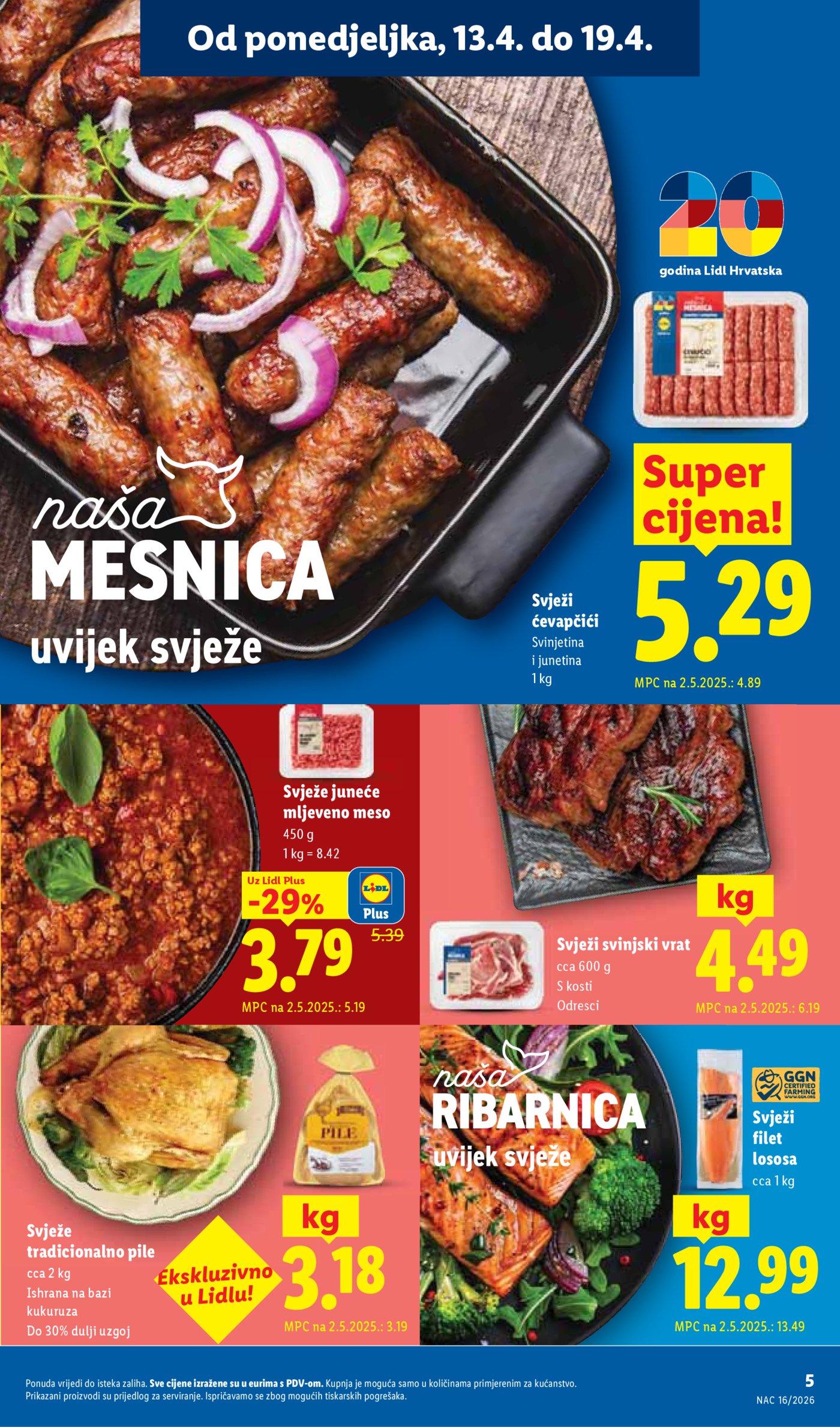 Lidl katalog Super ponuda od ponedjeljka 13.04. - 19.04.2026.
