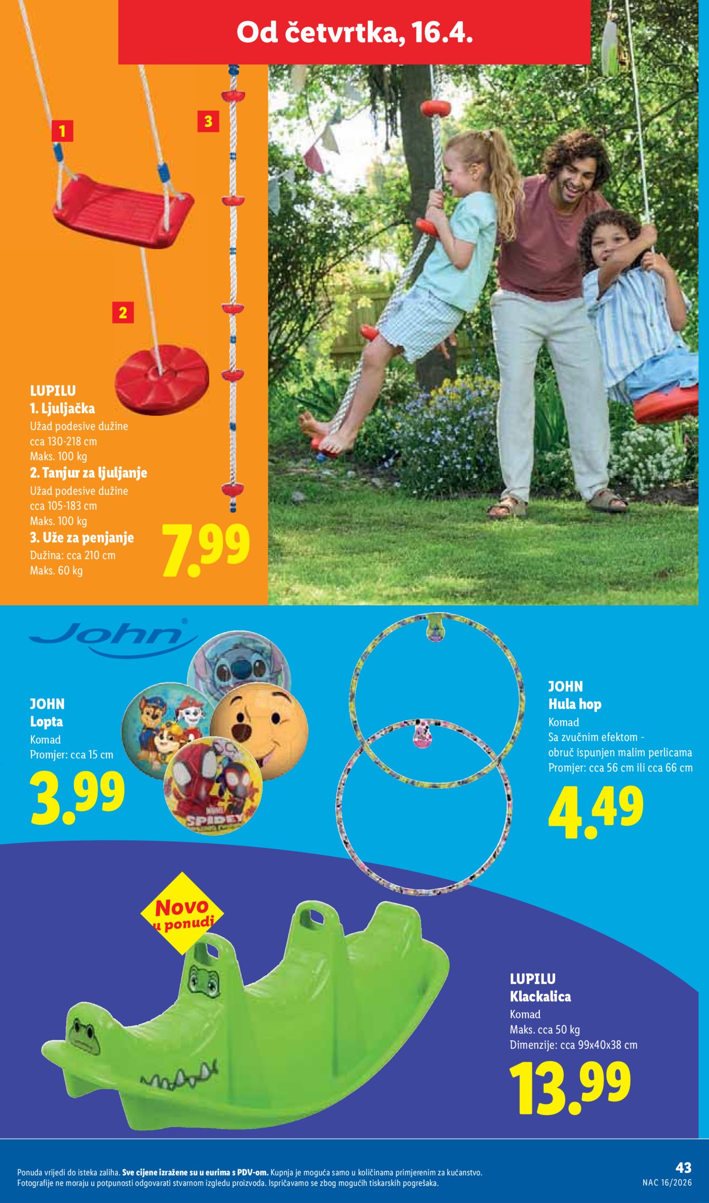 Lidl katalog Super ponuda od ponedjeljka 13.04. - 19.04.2026.