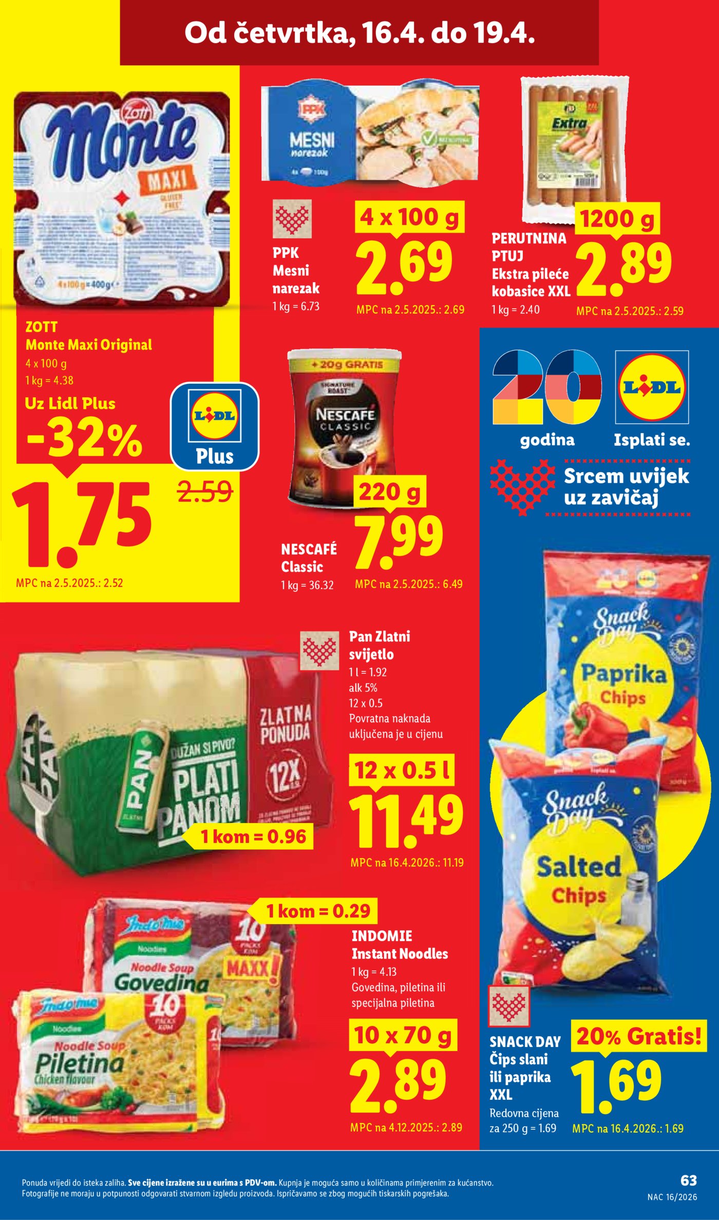 Lidl katalog Super ponuda od ponedjeljka 13.04. - 19.04.2026.