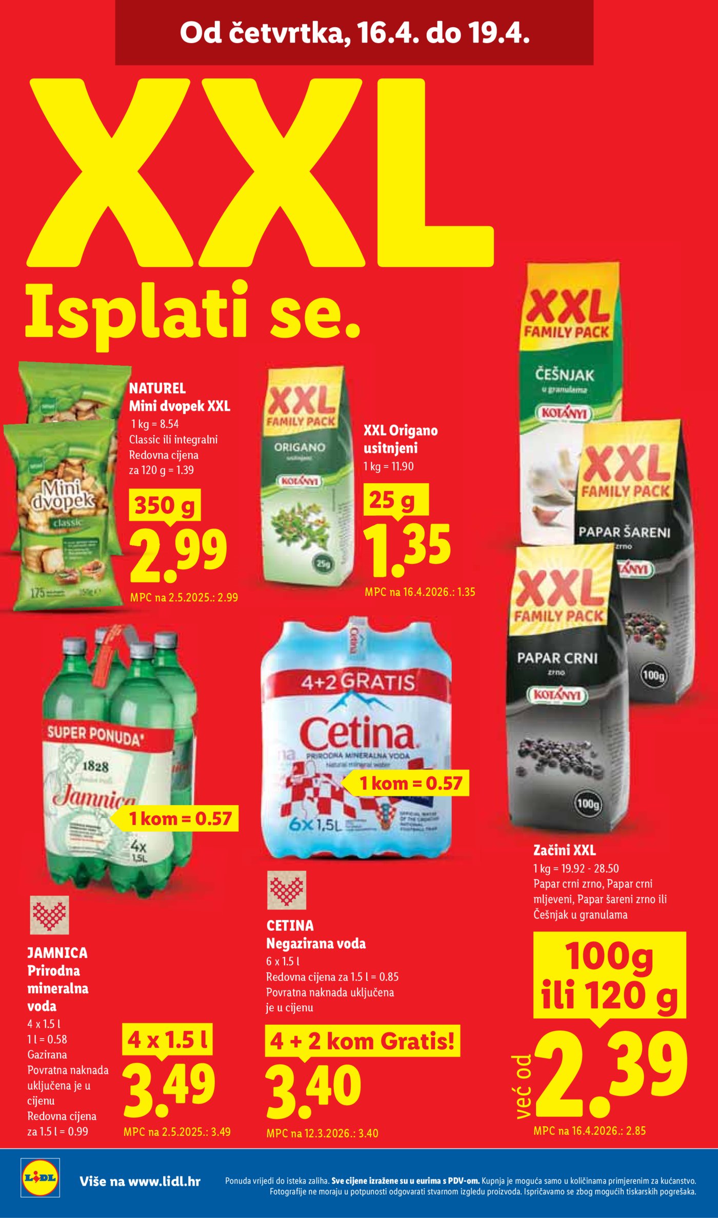 Lidl katalog Super ponuda od ponedjeljka 13.04. - 19.04.2026.
