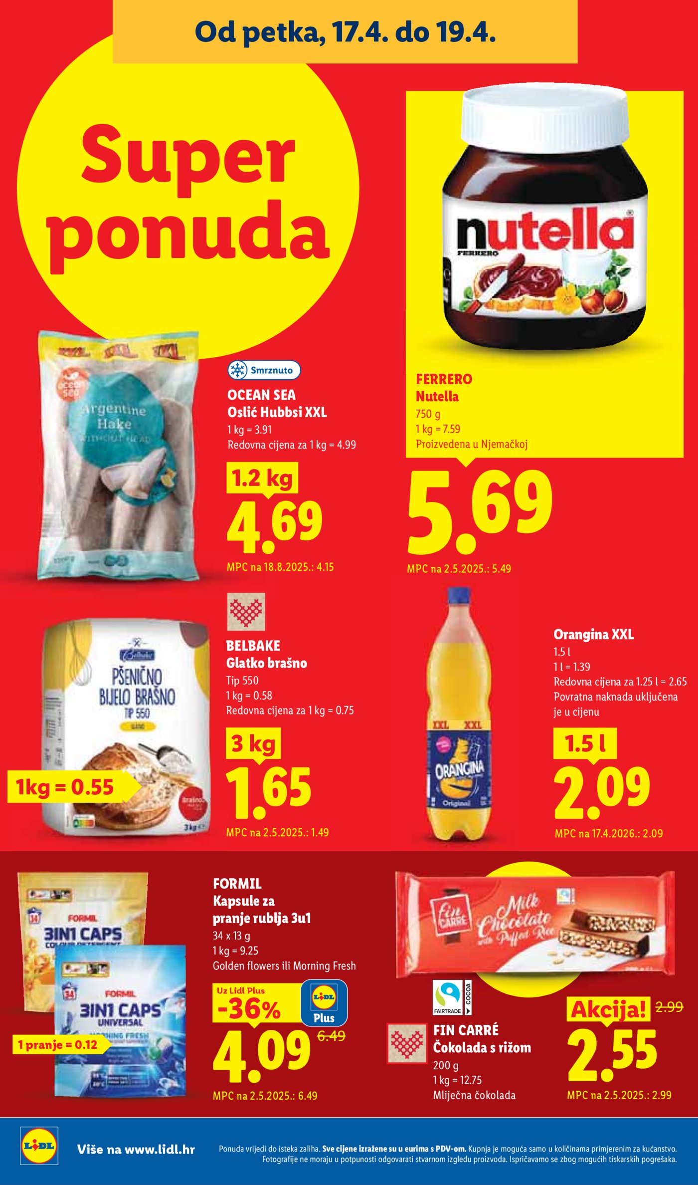 Lidl katalog Super ponuda od ponedjeljka 13.04. - 19.04.2026.