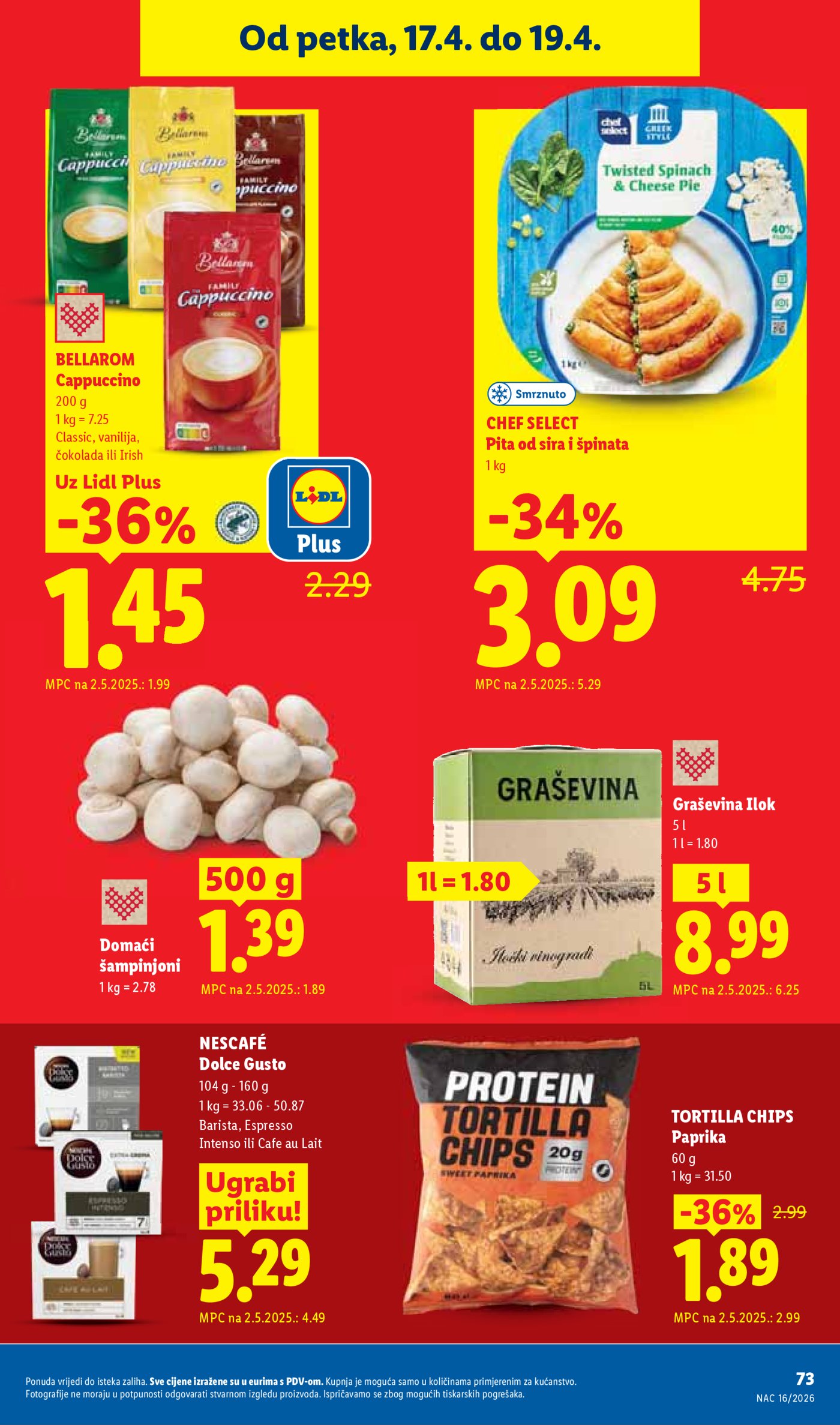 Lidl katalog Super ponuda od ponedjeljka 13.04. - 19.04.2026.