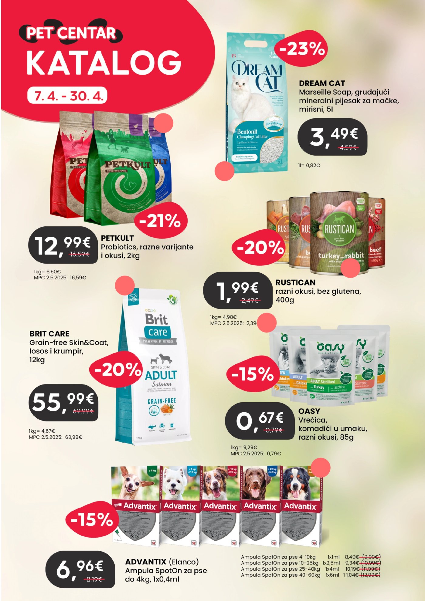 Pet Centar katalog Akcija 07.04.-30.04.2026.