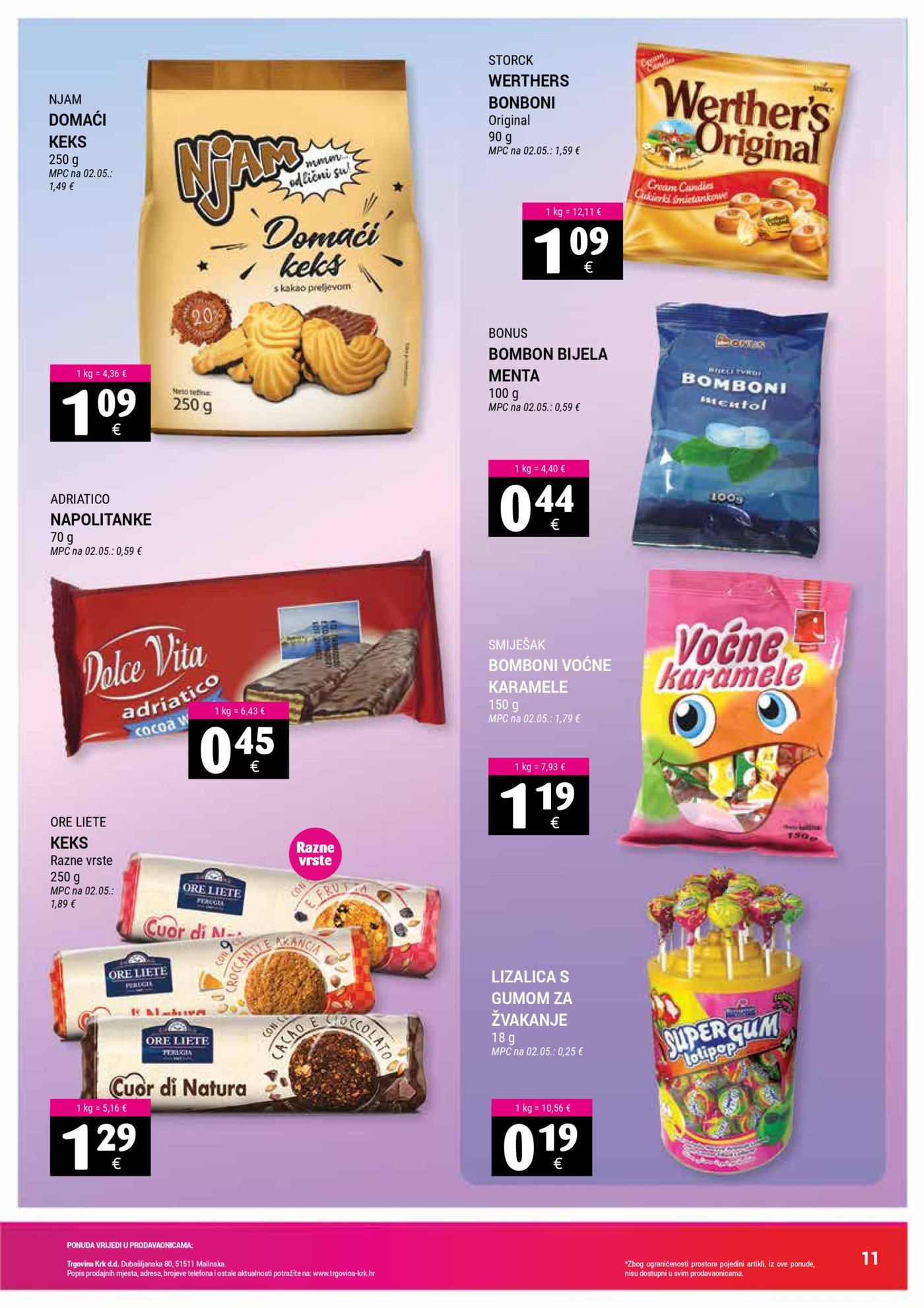 Trgovina Krk katalog Akcija 07.04. - 15.04.2026.