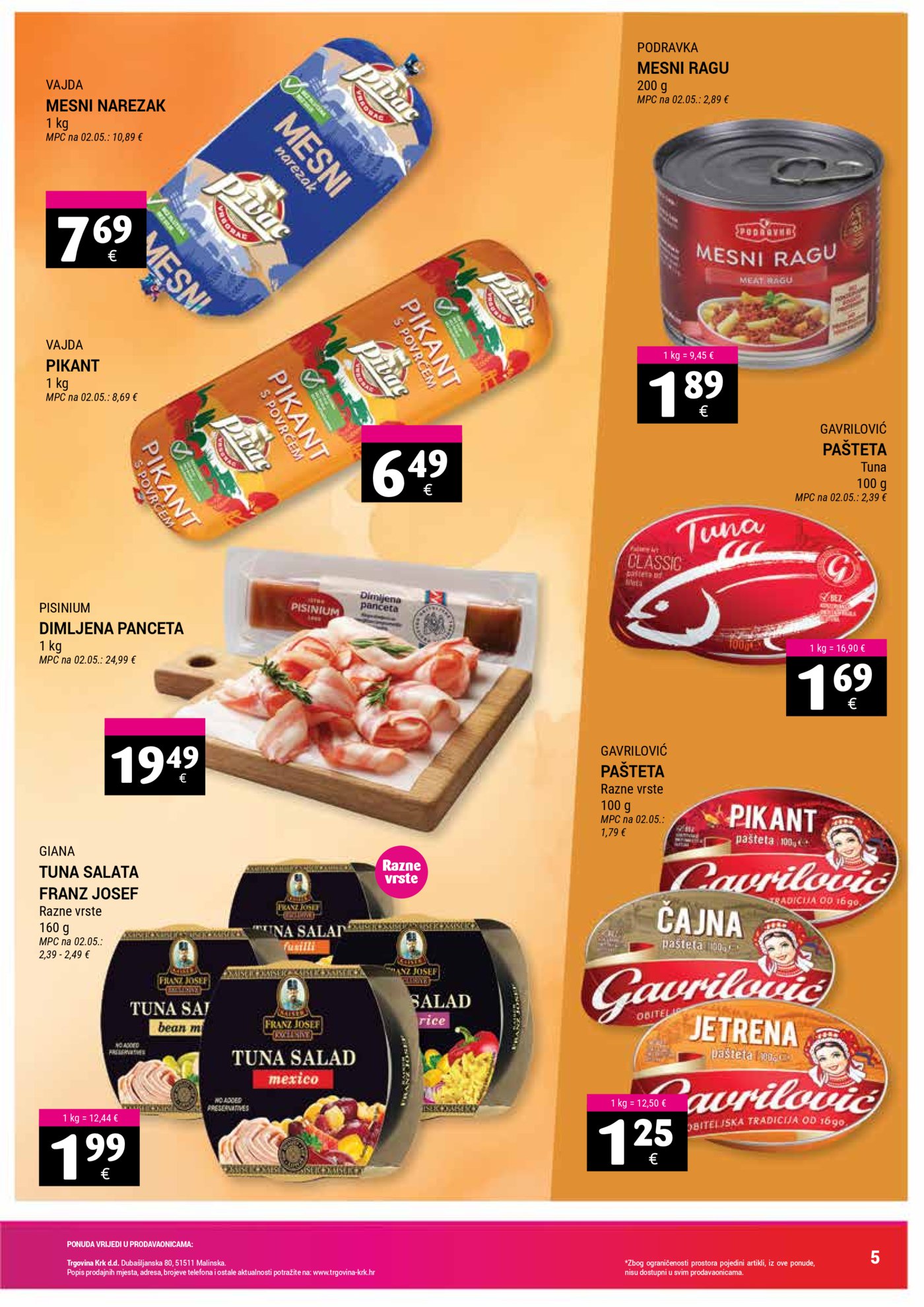 Trgovina Krk katalog Akcija 07.04. - 15.04.2026.