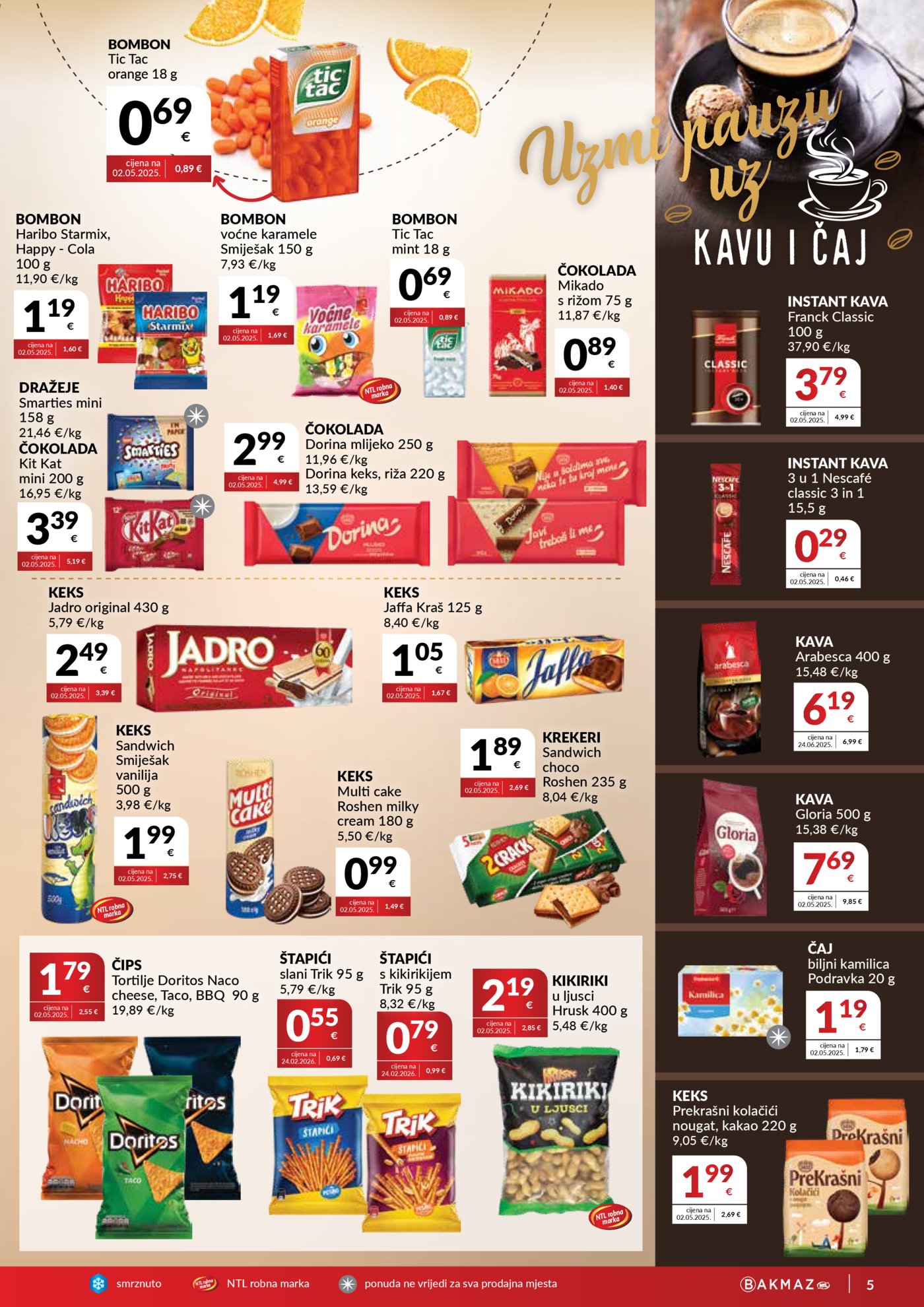 Bakmaz katalog Akcija 15.04. - 21.04.2026.