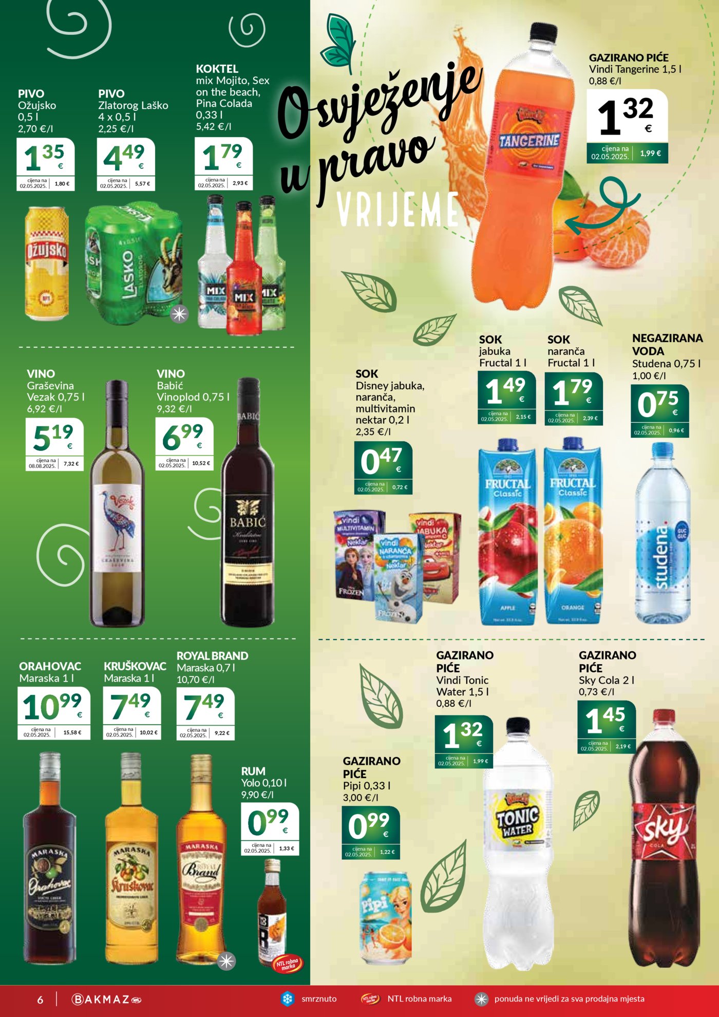 Bakmaz katalog Akcija 15.04. - 21.04.2026.