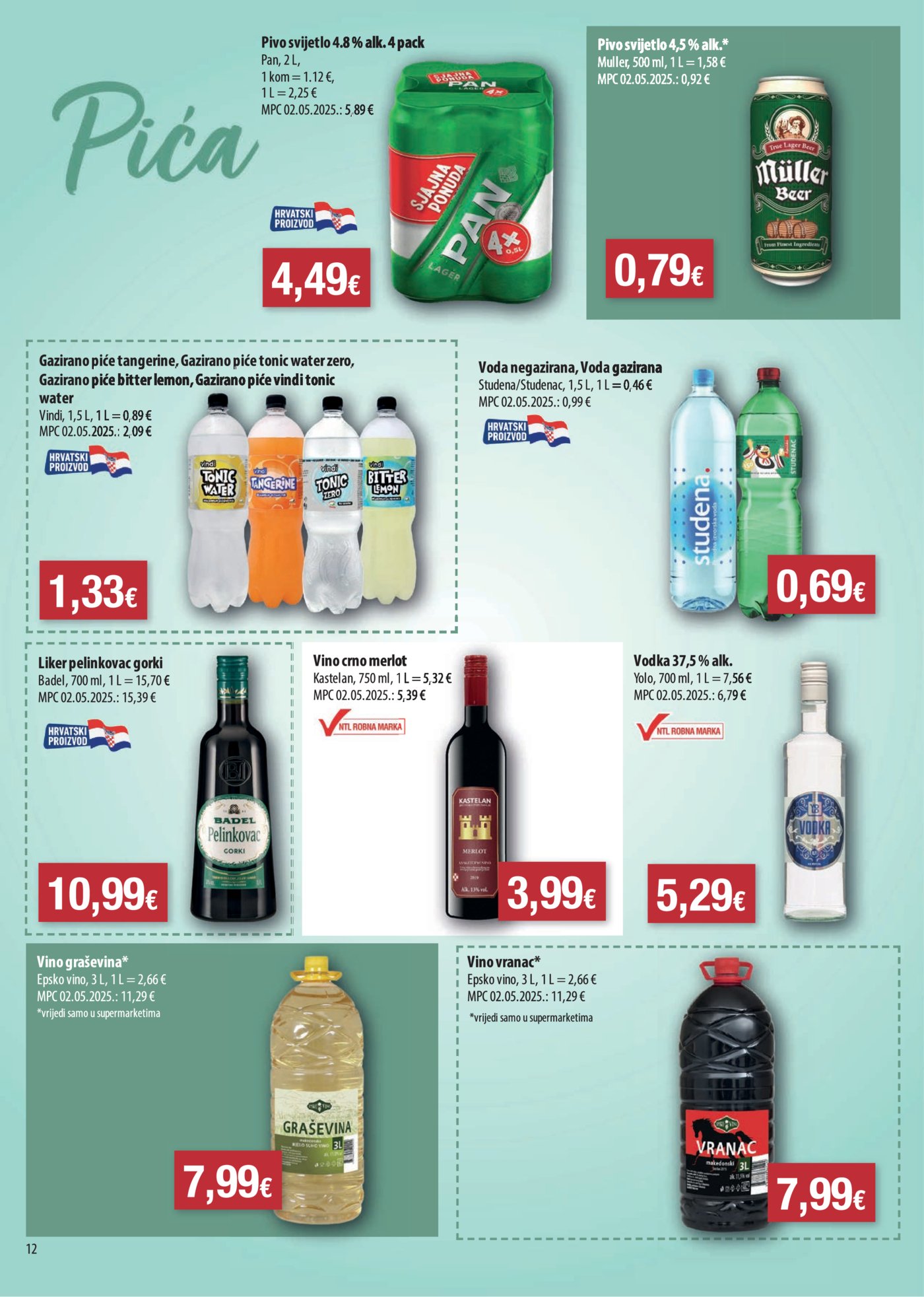 Bakmaz katalog Maxi Tjedna ponuda 15.04. - 21.04.2026.