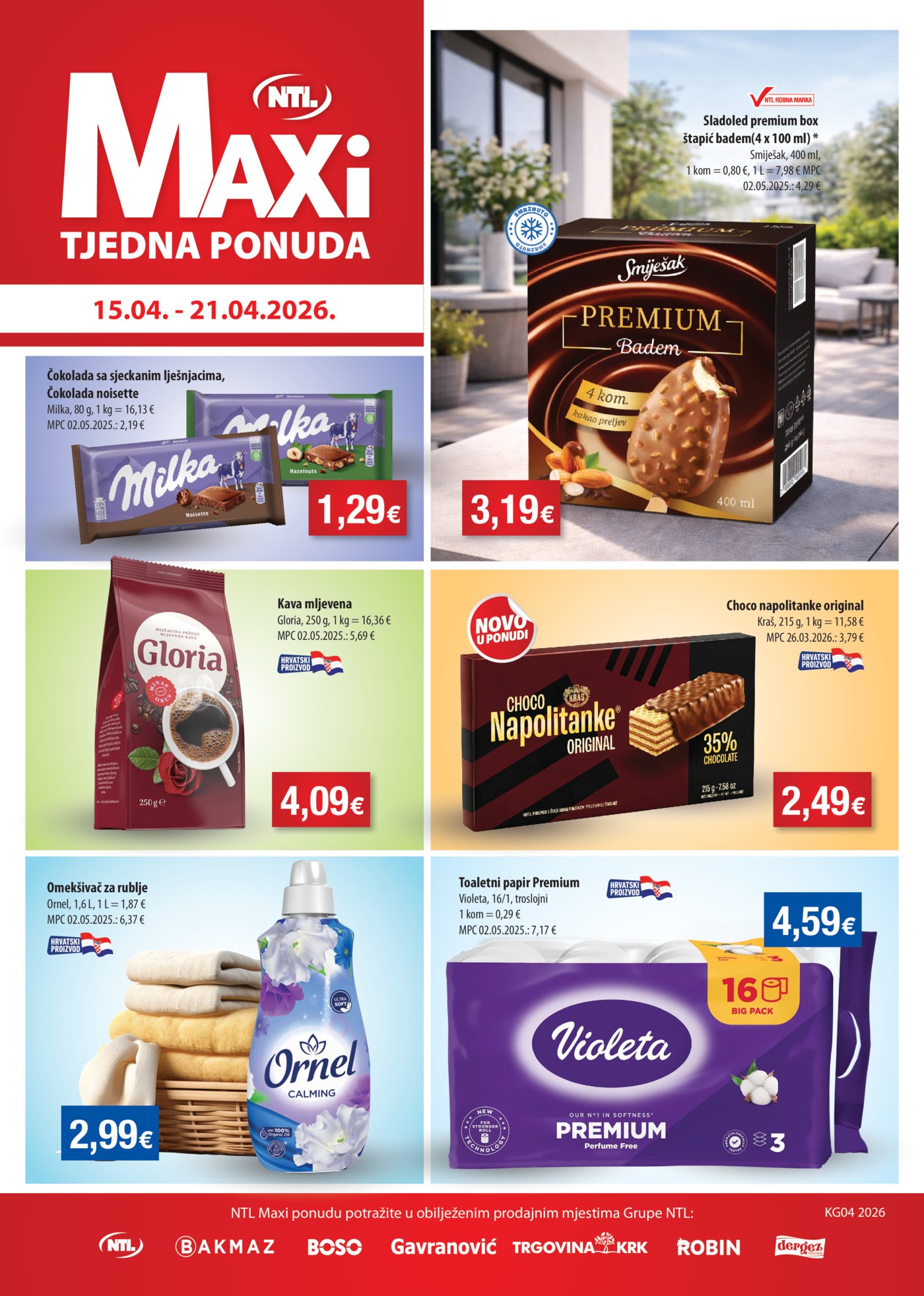 Boso katalog Maxi Tjedna ponuda 15.04. - 21.04.2026.